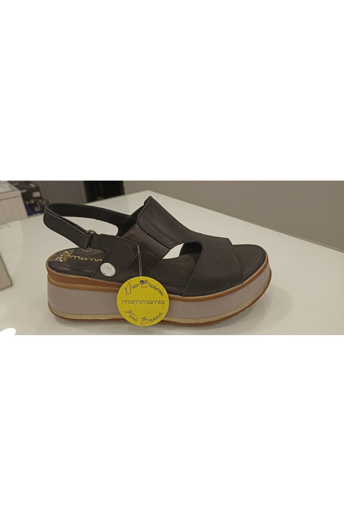 Mammamia MAMMAMİA D25YA-5075 SİYAH SANDALET