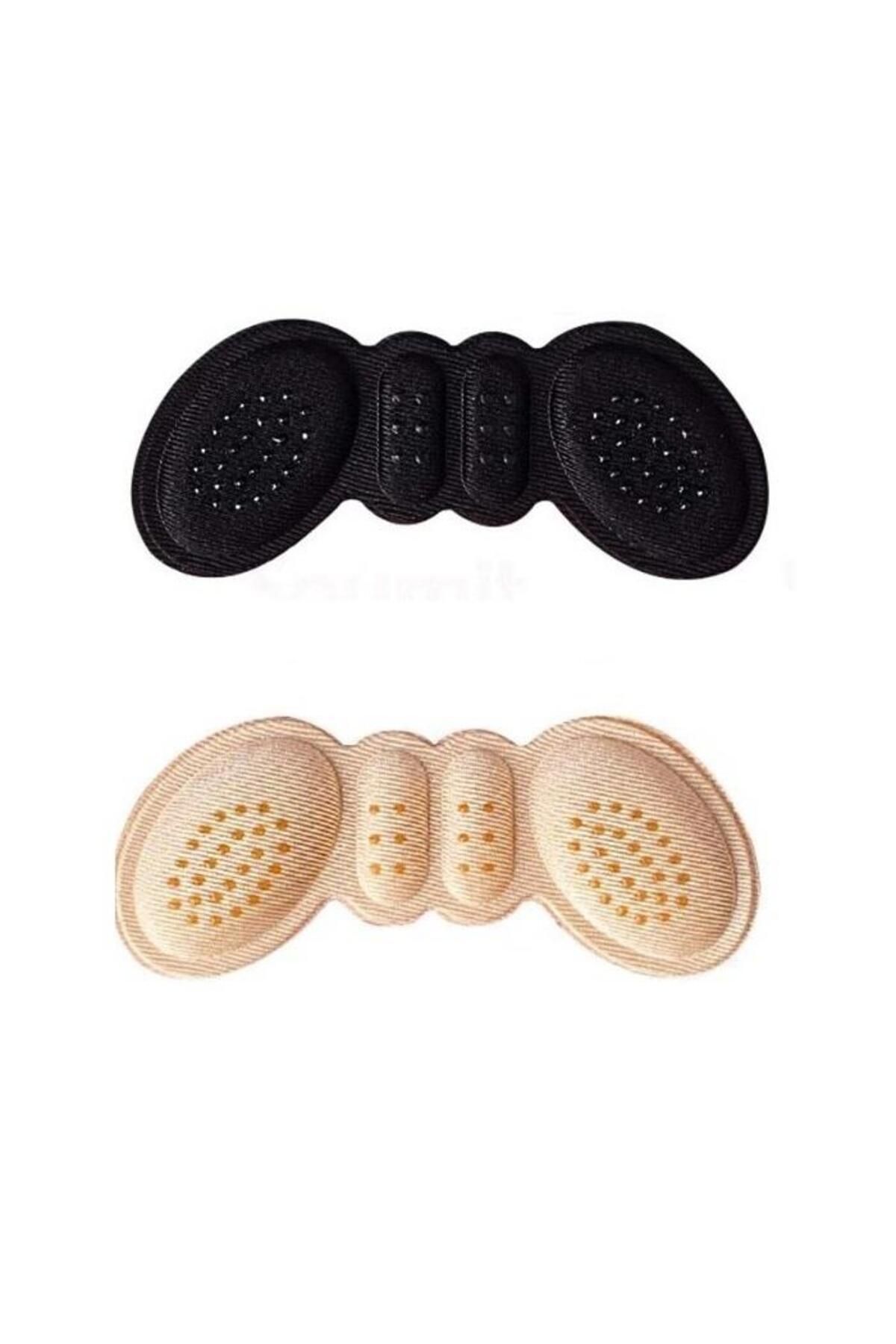 Pisicik 2 Çift 4 Mm Ayakkabı Topuk Vurma Önleyici ve Daraltma Padi Topuk Yastığı Pad