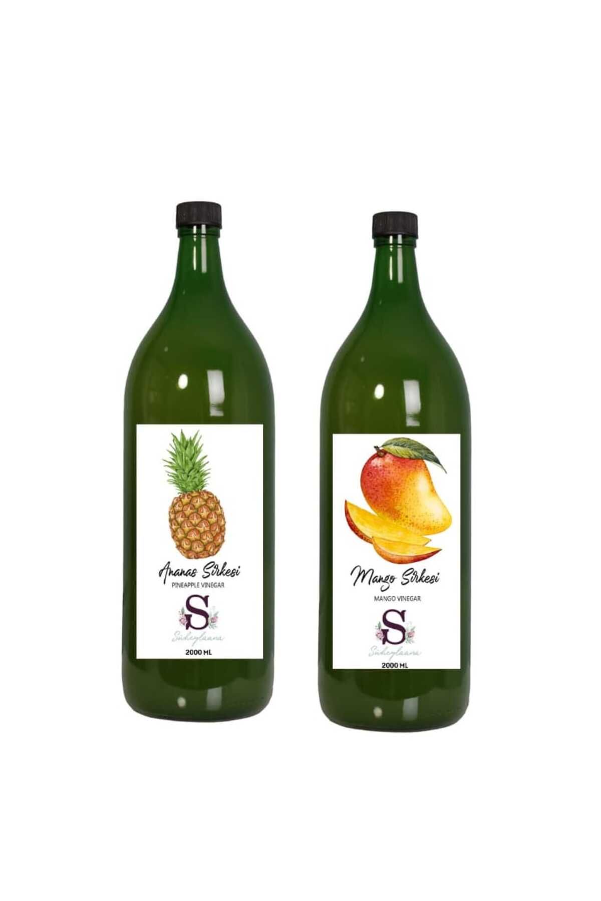 Süheylaana Doğal Ananas Sirkesi 2000 Ml - Doğal Mango Sirkesi 2000 Ml