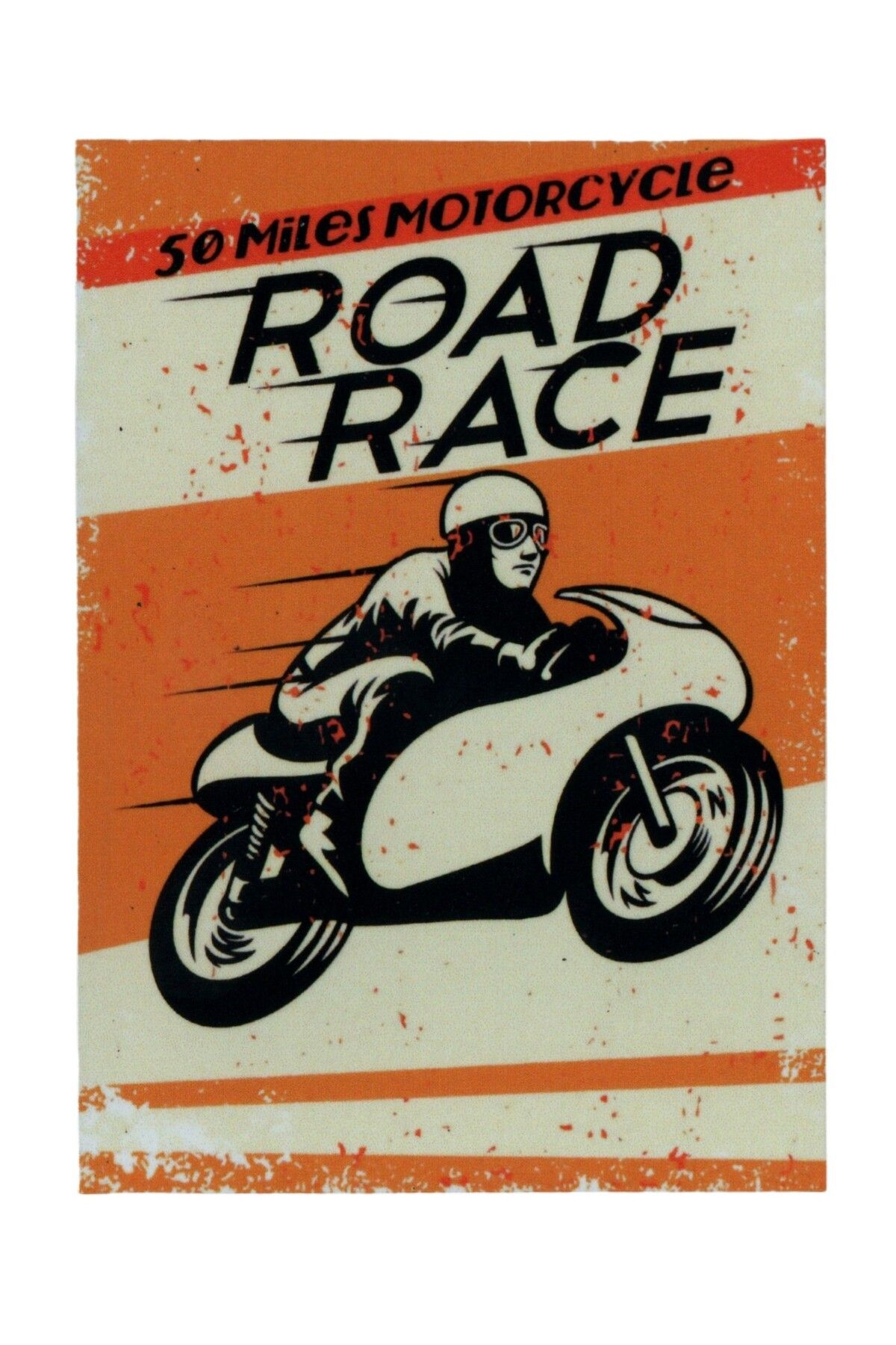 BeeCraft Road Race Motorcycle Buzdolabı Magneti