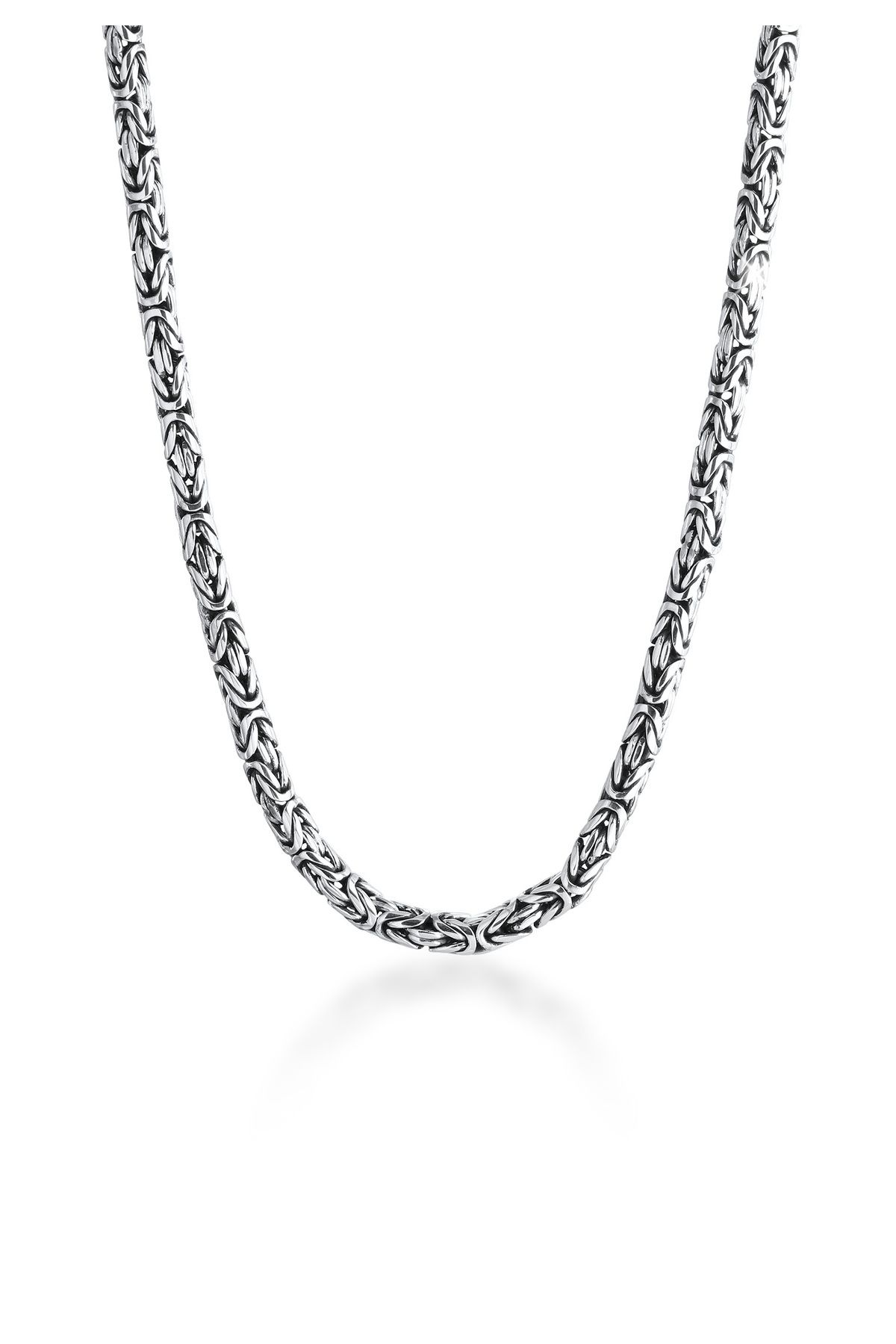 KUZZOI-Halskette Bali Königskette 925 Sterling Silber 1