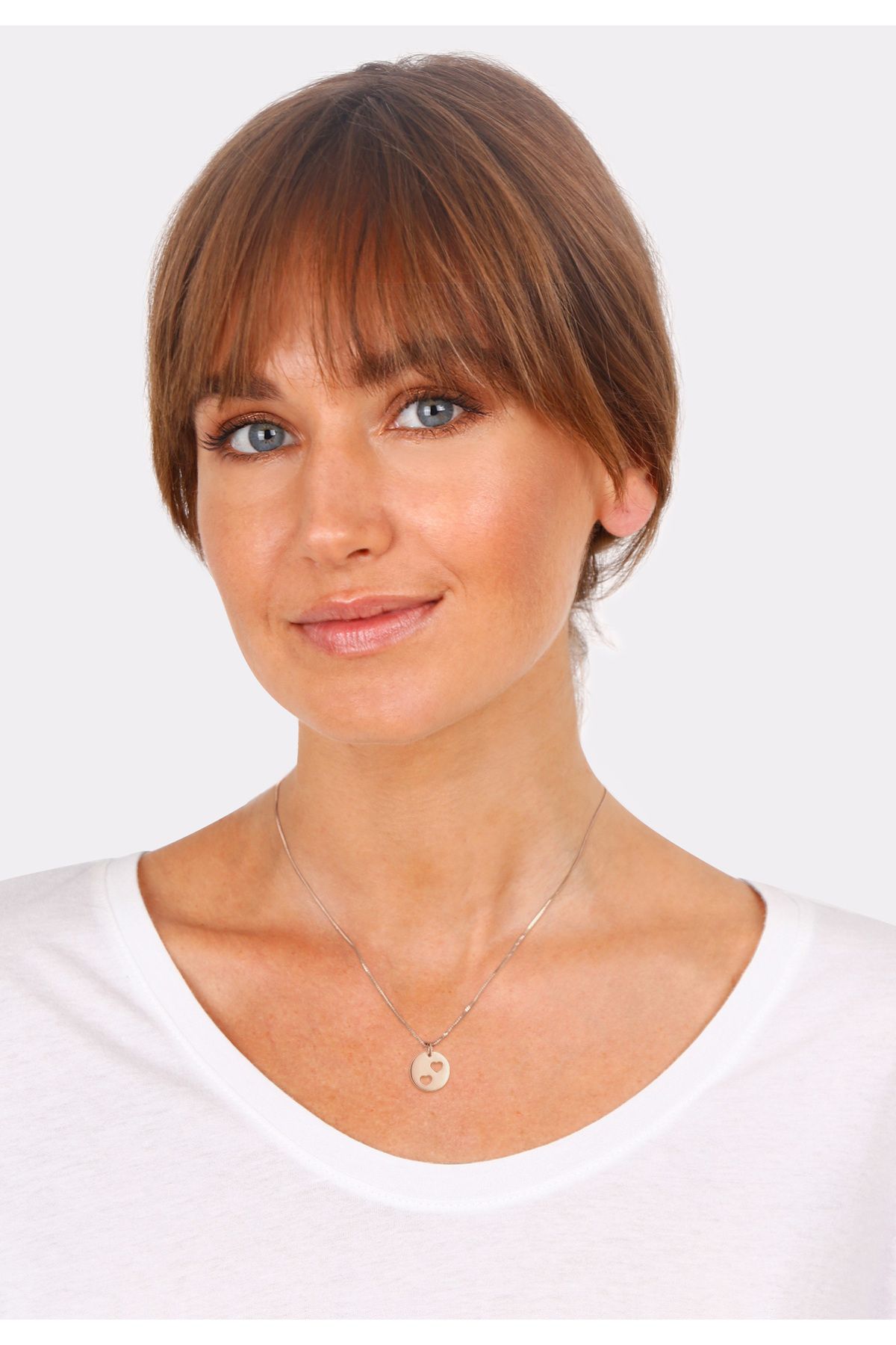 ELLI-Schmuckset Damen Herz Anhänger Basic aus 925 Sterling Silber 5