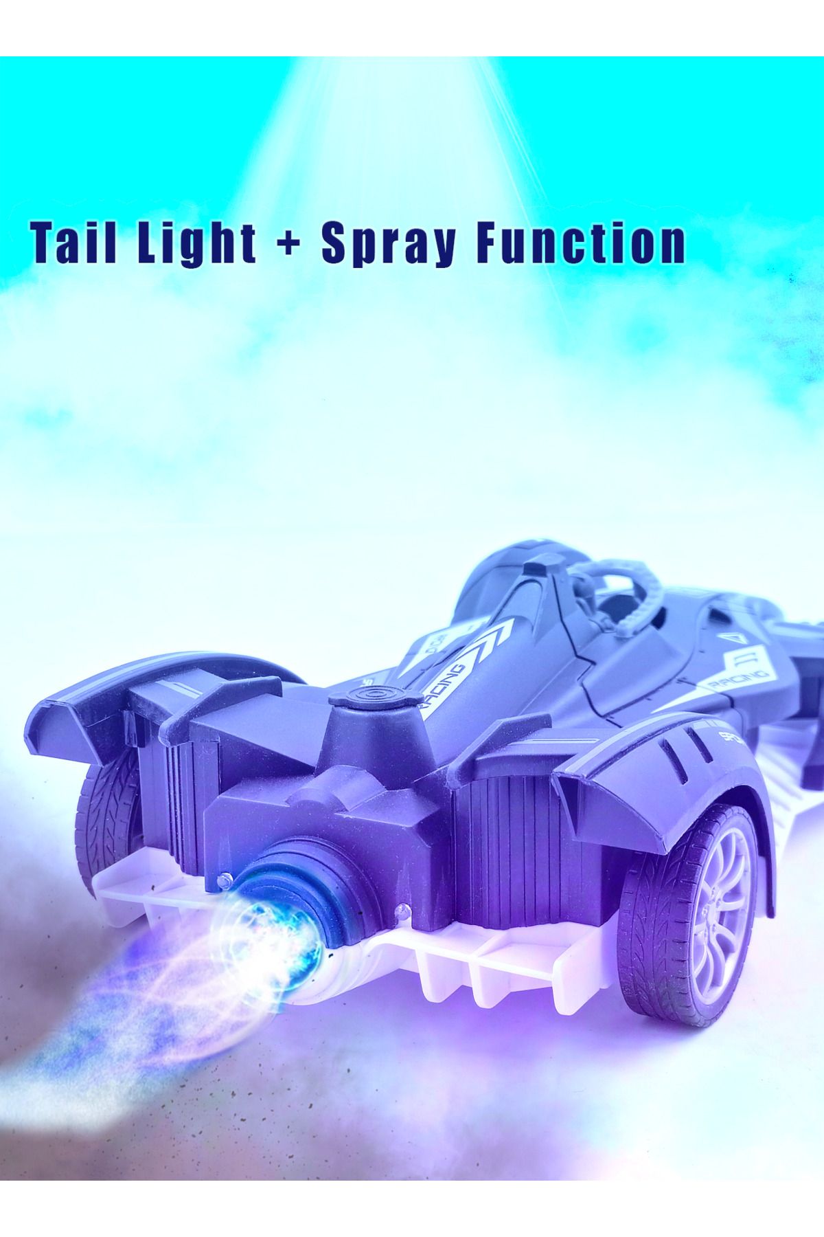 JUNLIDA-1:12 Remote Control Drift Vehicle with LED Spray Effect & Rechargeable Battery 4