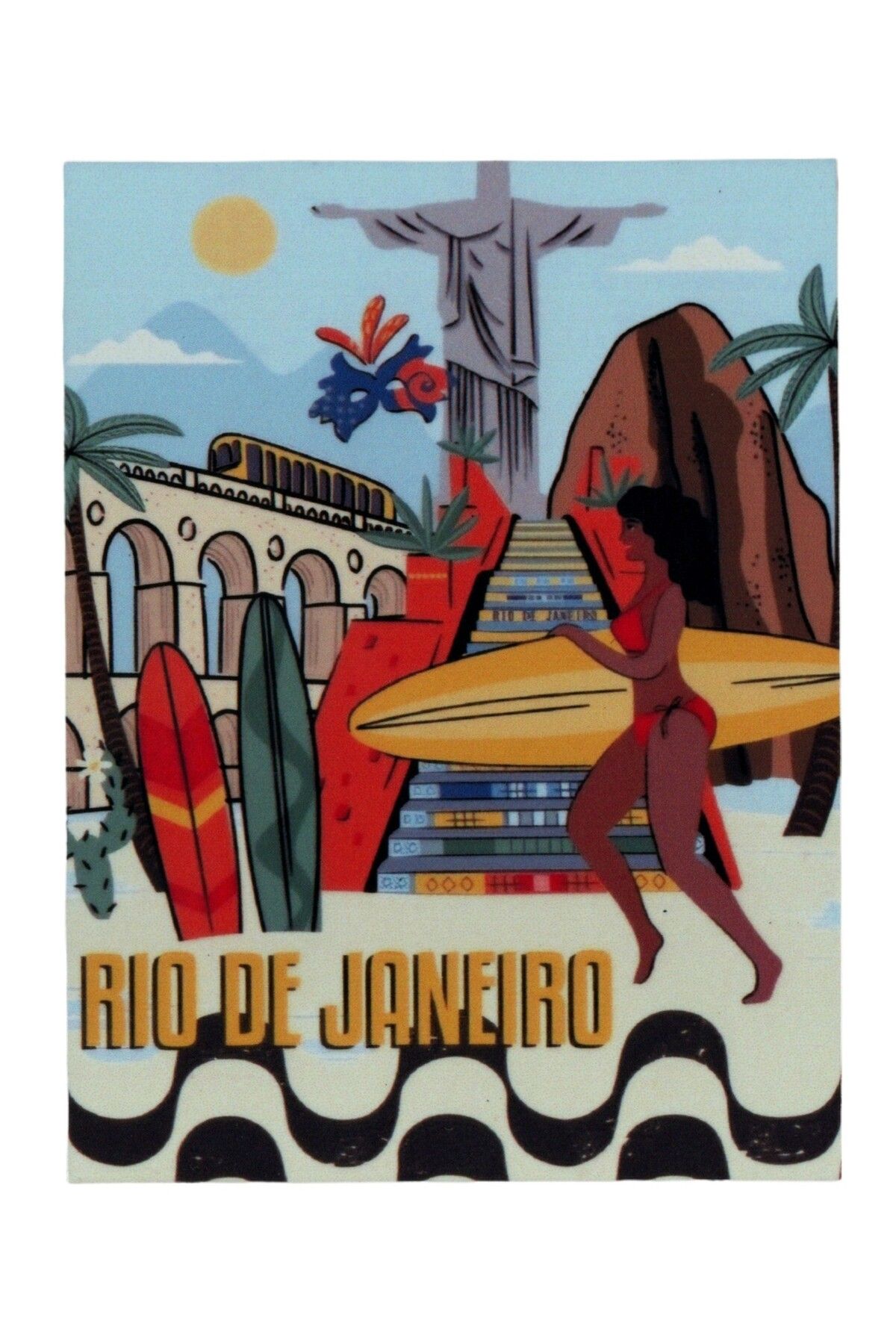 BeeCraft Rio De Janeiro - Brezilya Buzdolabı Magneti