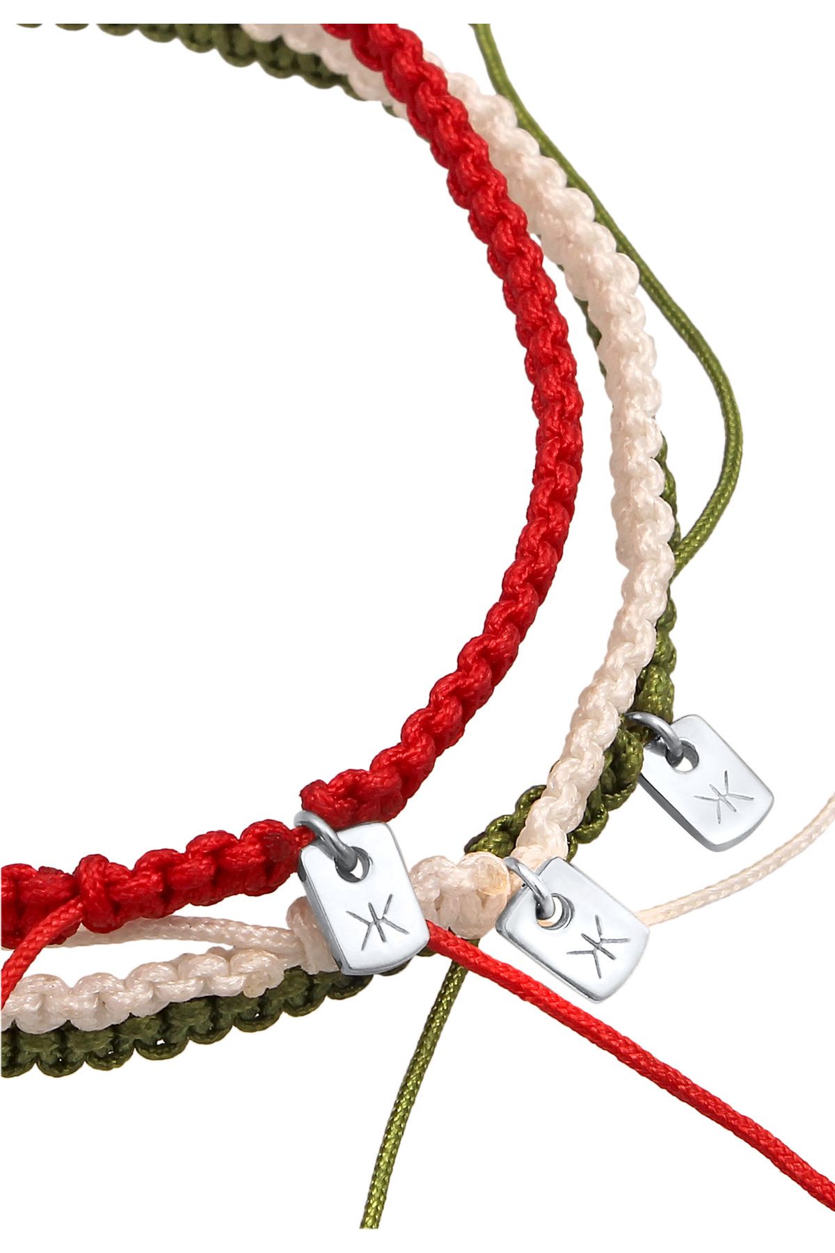 KUZZOI-EM Fußball Fan-Set - Armband und Flagge 925 Sterling Silber 3