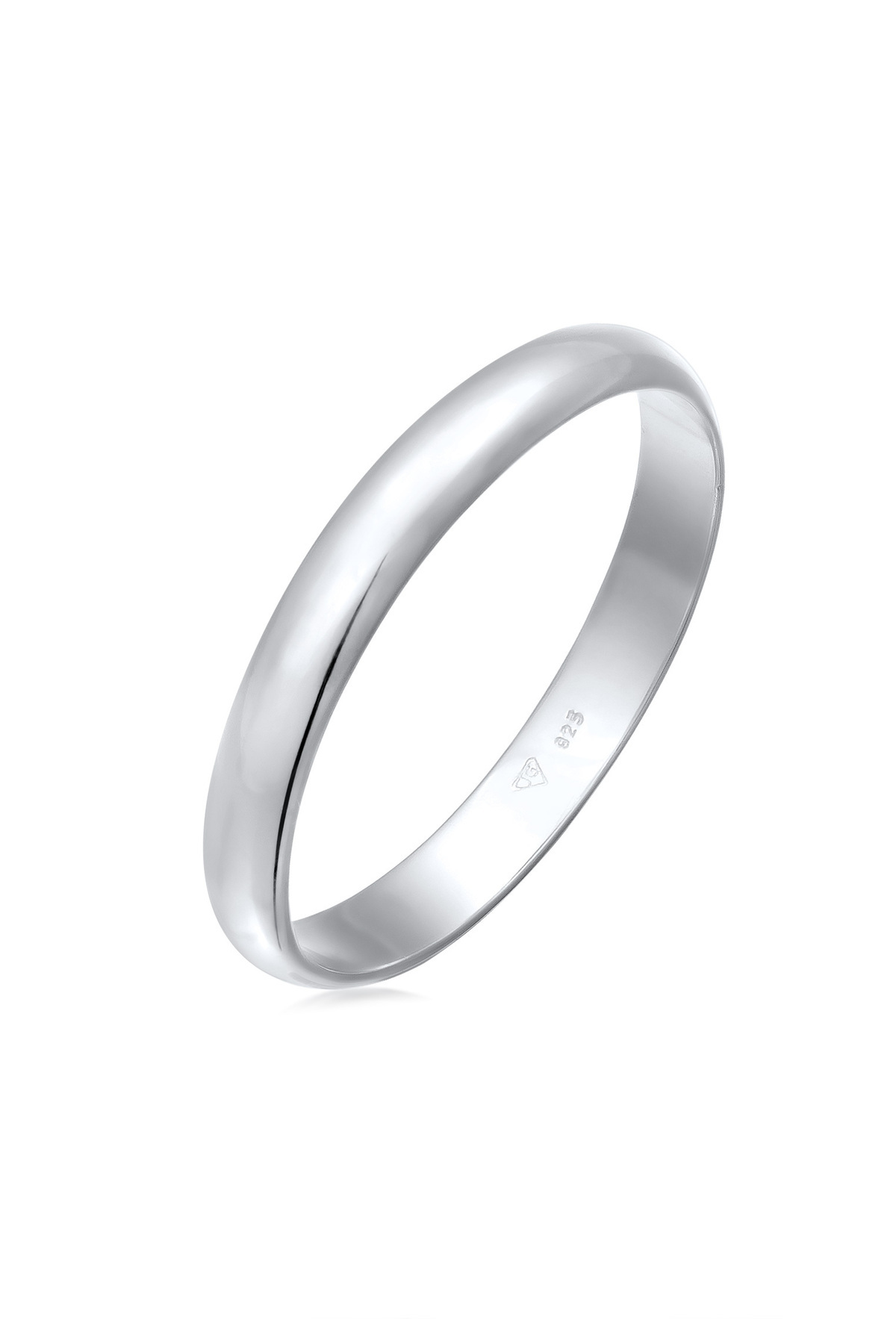 ELLI-Ring Damen Band Paar Schlicht Breit in 925 Sterling Silber 1