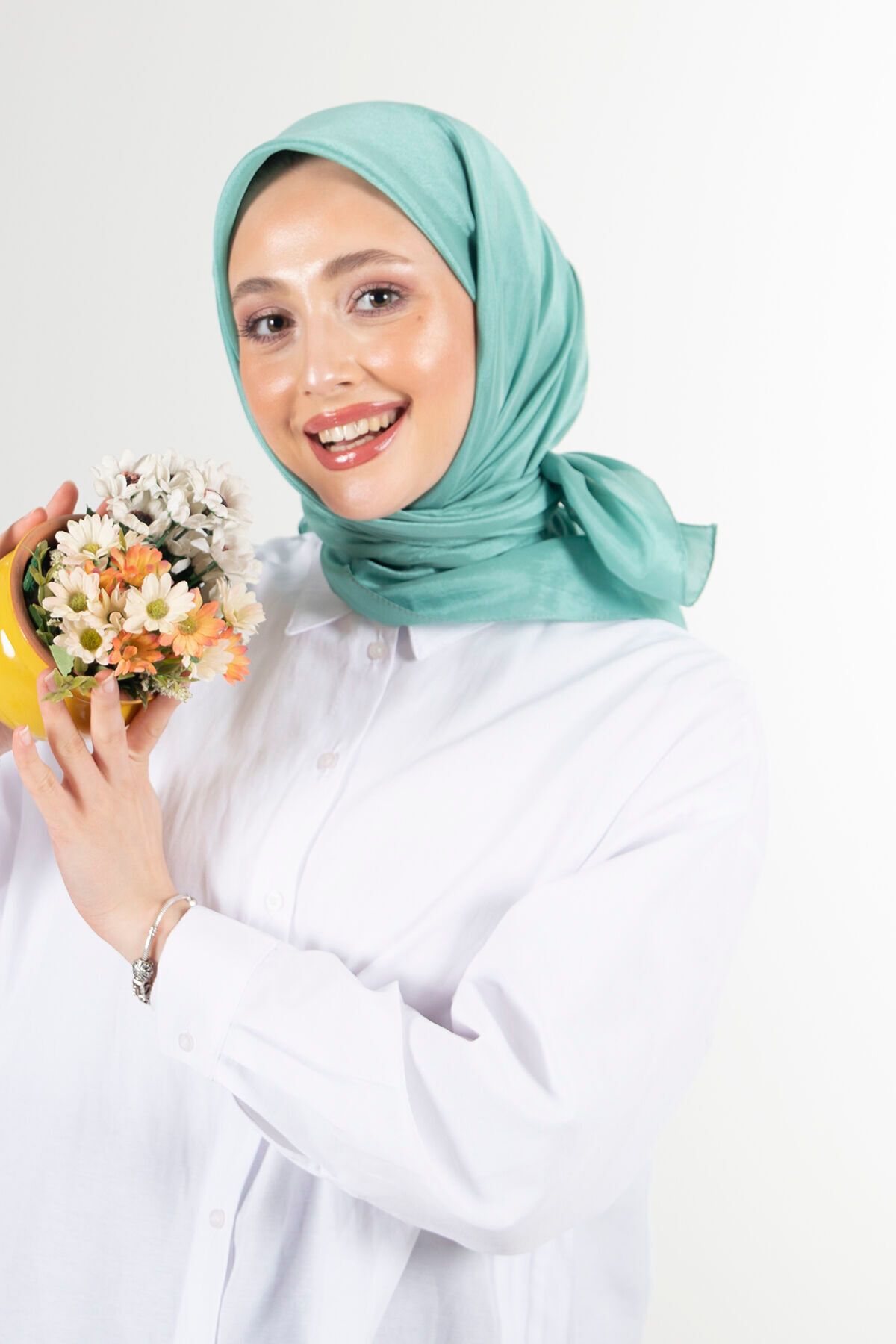 haremscarfs Brisa Vual Eşarp (Mint)