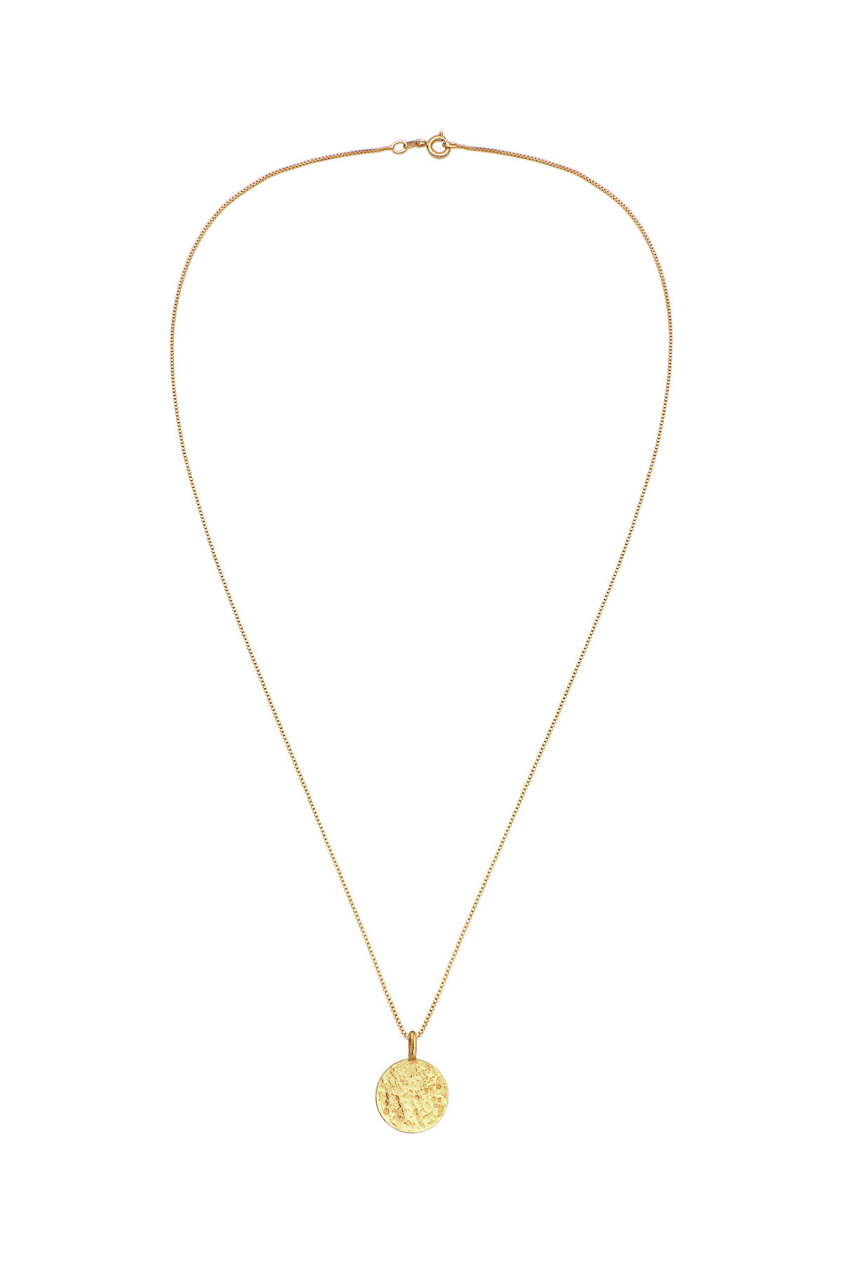 KUZZOI-Halskette Herren Plättchen Anhänger Basic gehämmert in 925 Sterling Silber 3