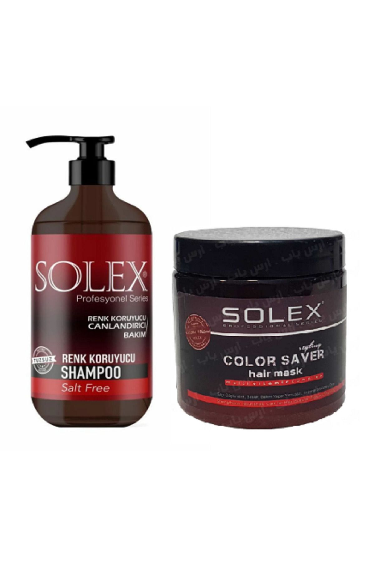 Solex Tuzsuz Professıonal Serıes Boyalı Saçlar Için Şampuan 1.000 ML+ Boyalı Saçlar için Saç Maskesi 500ML
