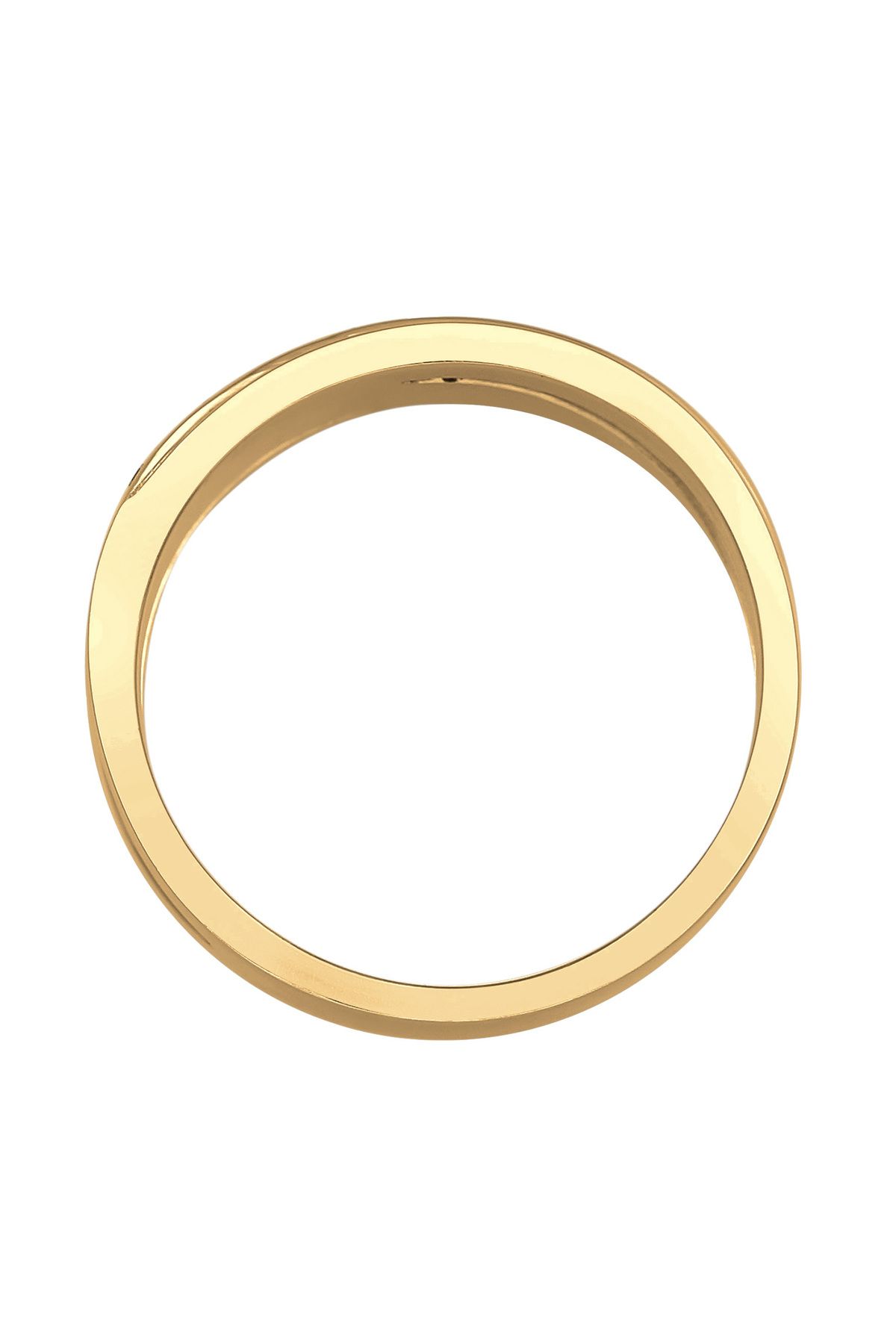 ELLI-Ring Damen Elegant Band mit Kristallen in 925 Sterling Silber 3