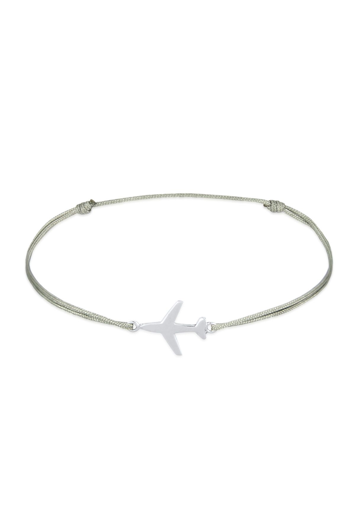 ELLI-Bracelet Flugzeug Nylon Travel 925 Sterling Silber 1