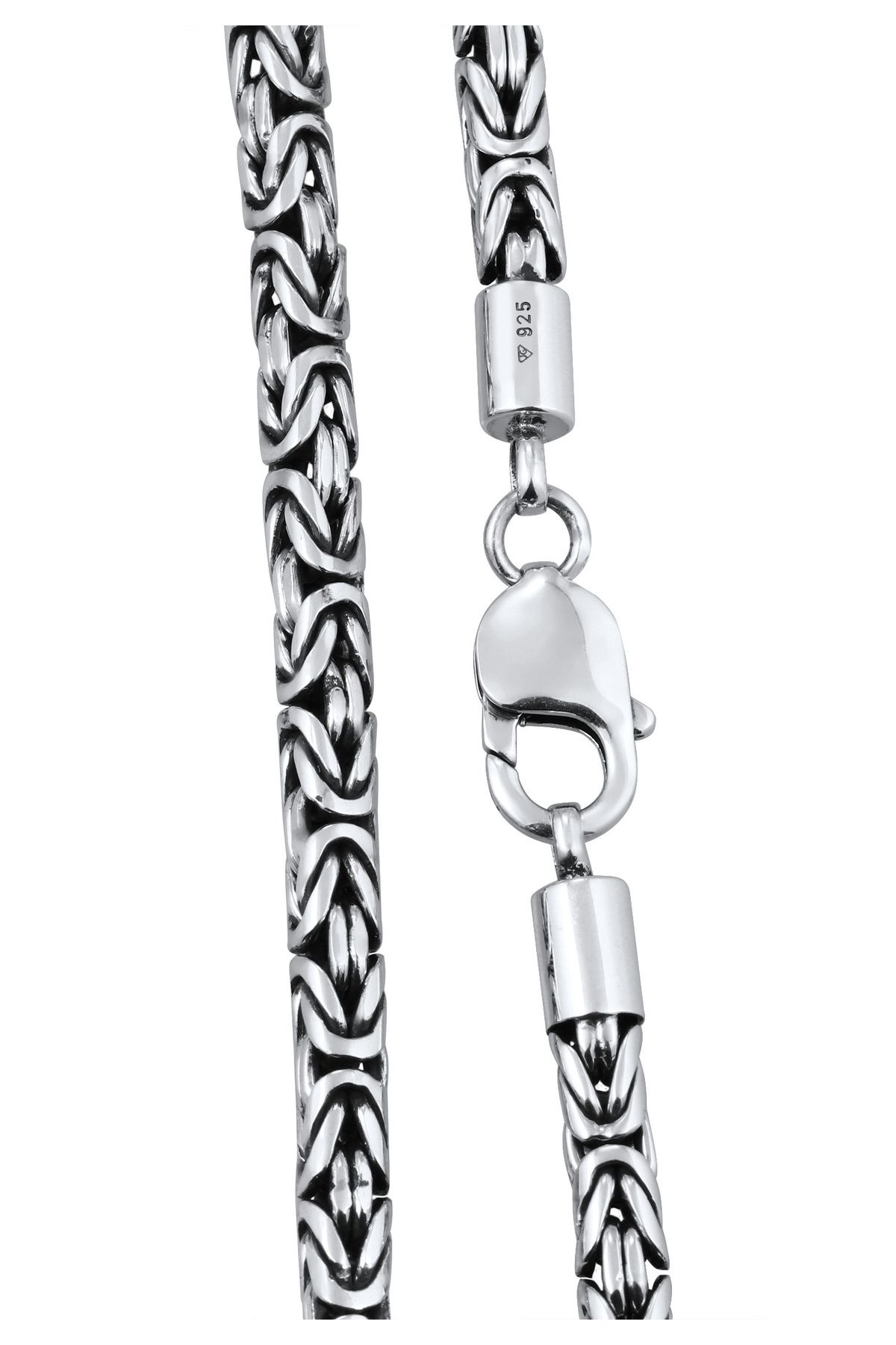 KUZZOI-Halskette Bali Königskette 925 Sterling Silber 3