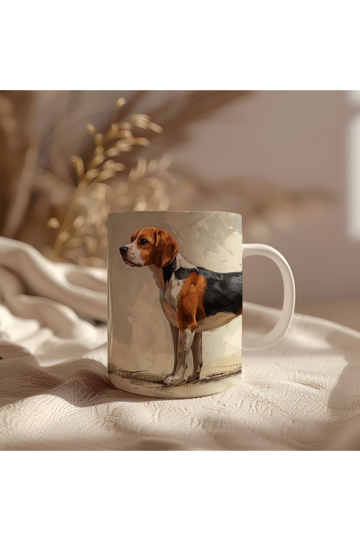 waspandhornet Beagle Köpek Tasarımlı Kupa Bardak