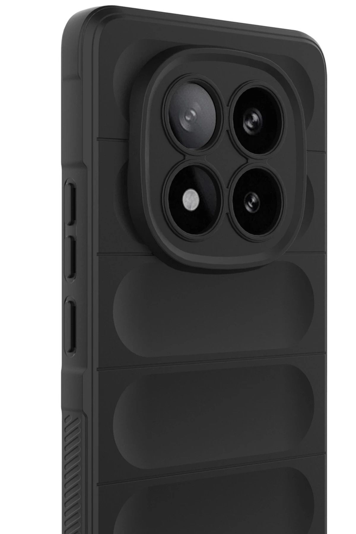 NewFace Redmi Note 14 Pro 5G uyumlu Kılıf Optimum Silikon - Siyah INSLM