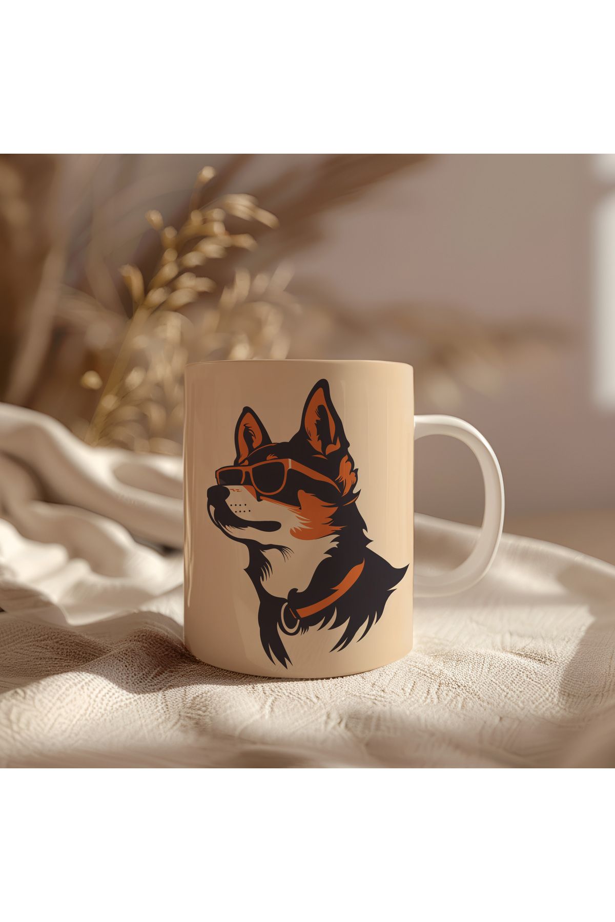 waspandhornet Karizmatik Köpek Temalı Kupa Bardak