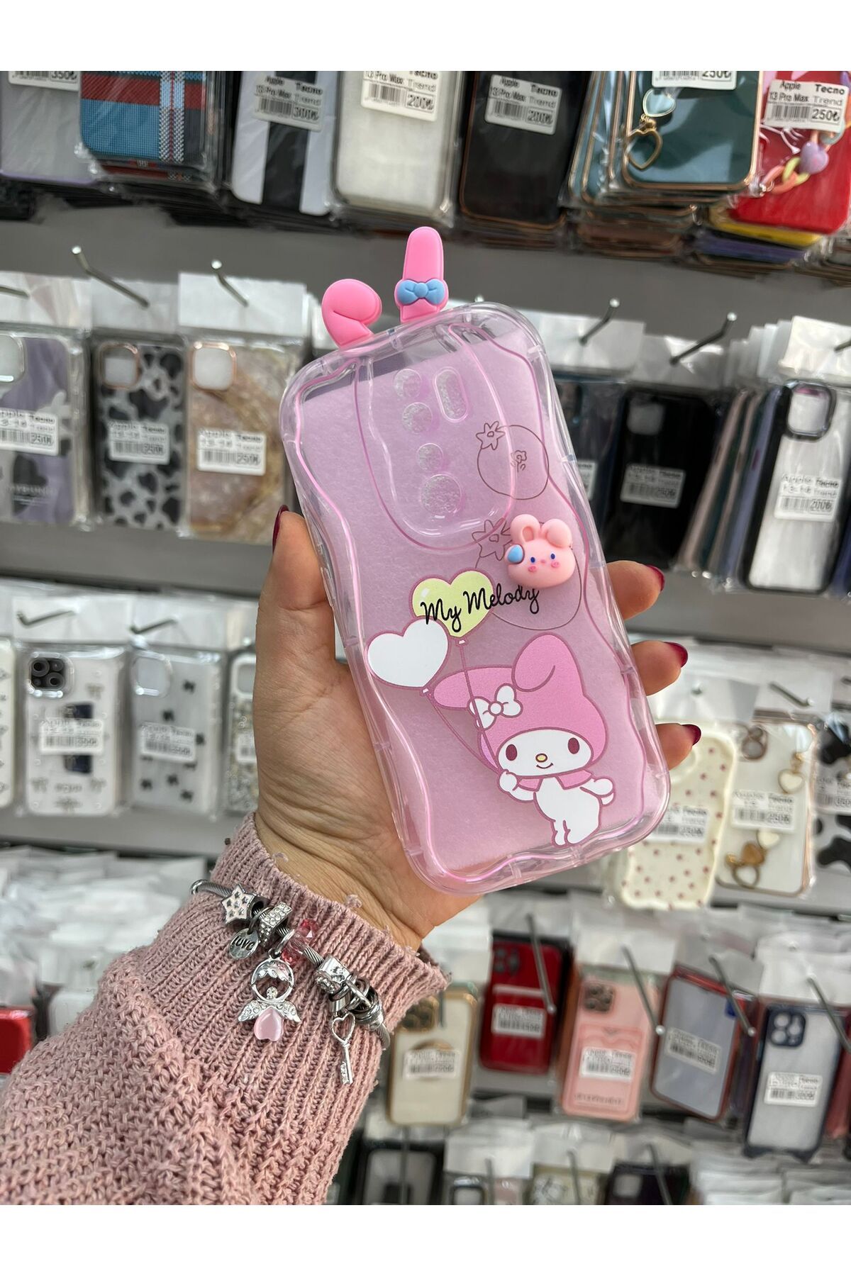 TECNOTREND Xiaomi Redmi Note 8 Pro 3D Desenli Kromi Silikon Kılıf