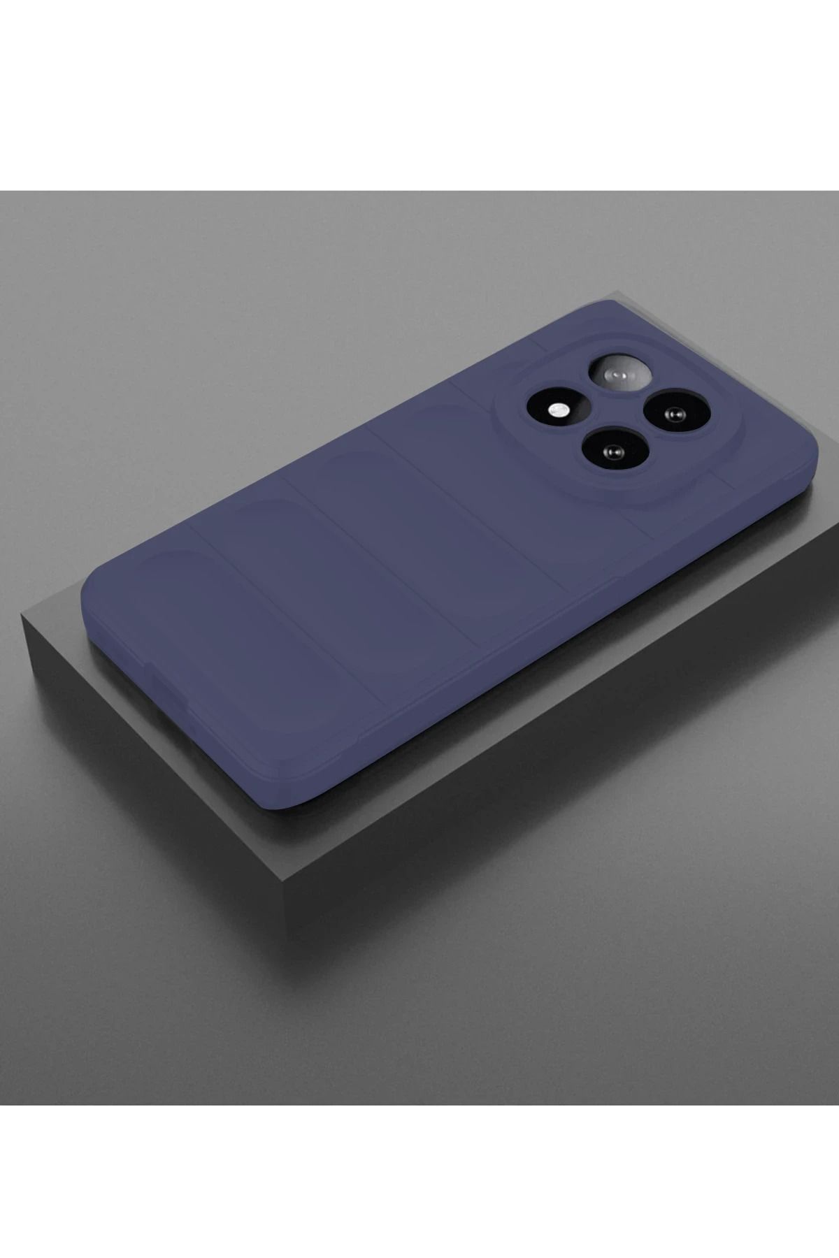 NewFace Xiaomi Redmi Note 14 Pro 5G Uyumlu Kılıf Optimum Silikon - Lacivert YKTSN