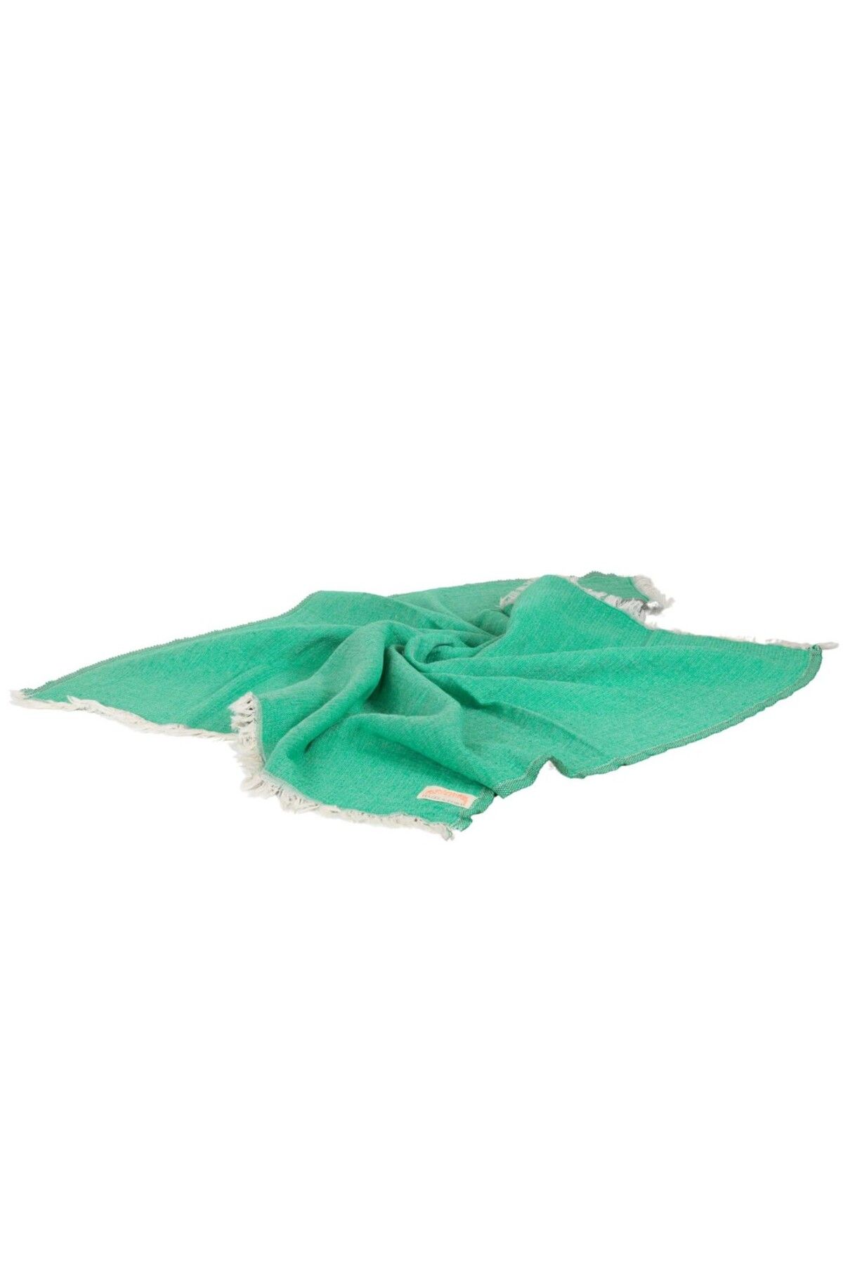 Hazel Coral 3 Katlı Müslin Bebek Örtüsü & Battaniyesi Zümrüt Yeşili & Gri
