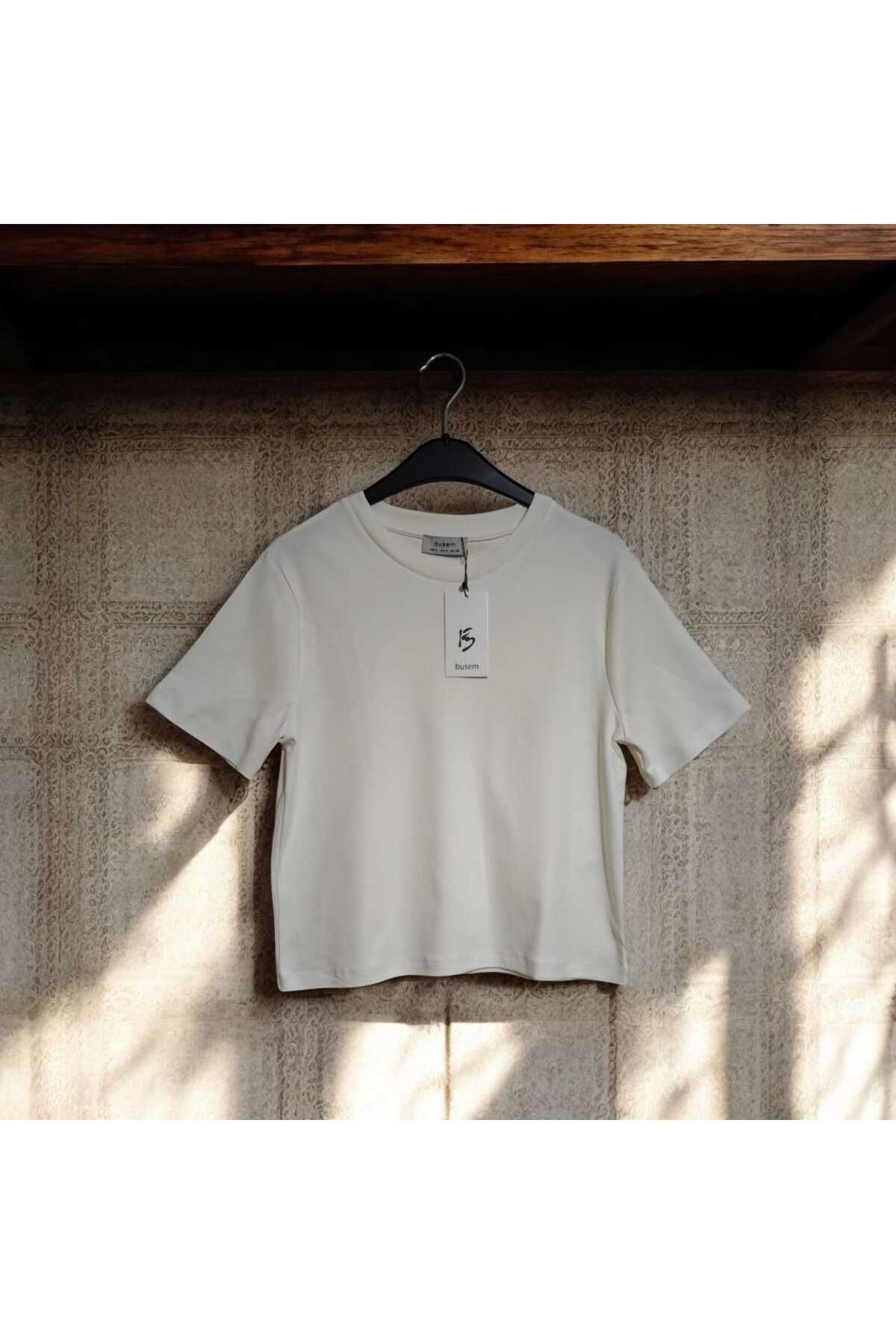 beyzabusrabutik Bisiklet Yaka T-Shirt