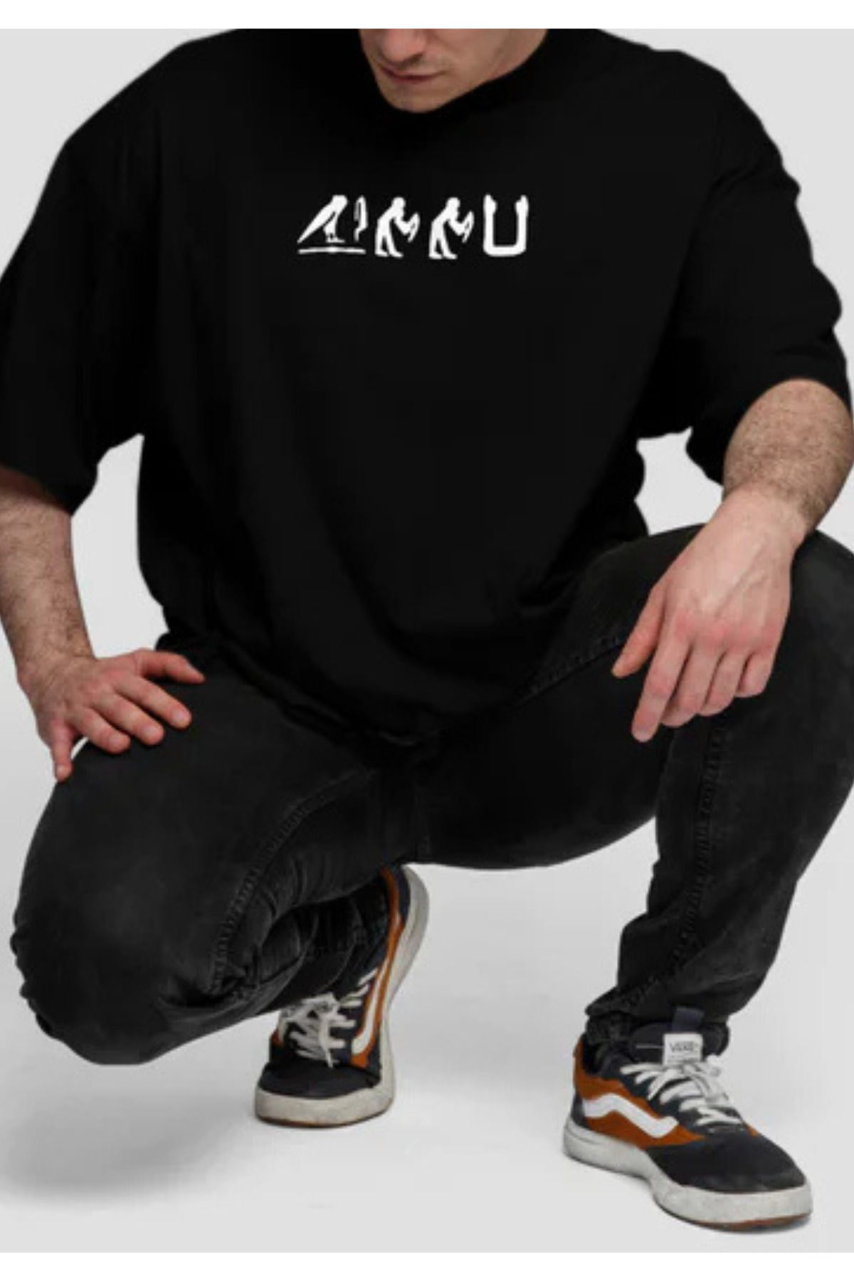 DESCARTES EVOLUTION Baskılı Oversize T-shirt