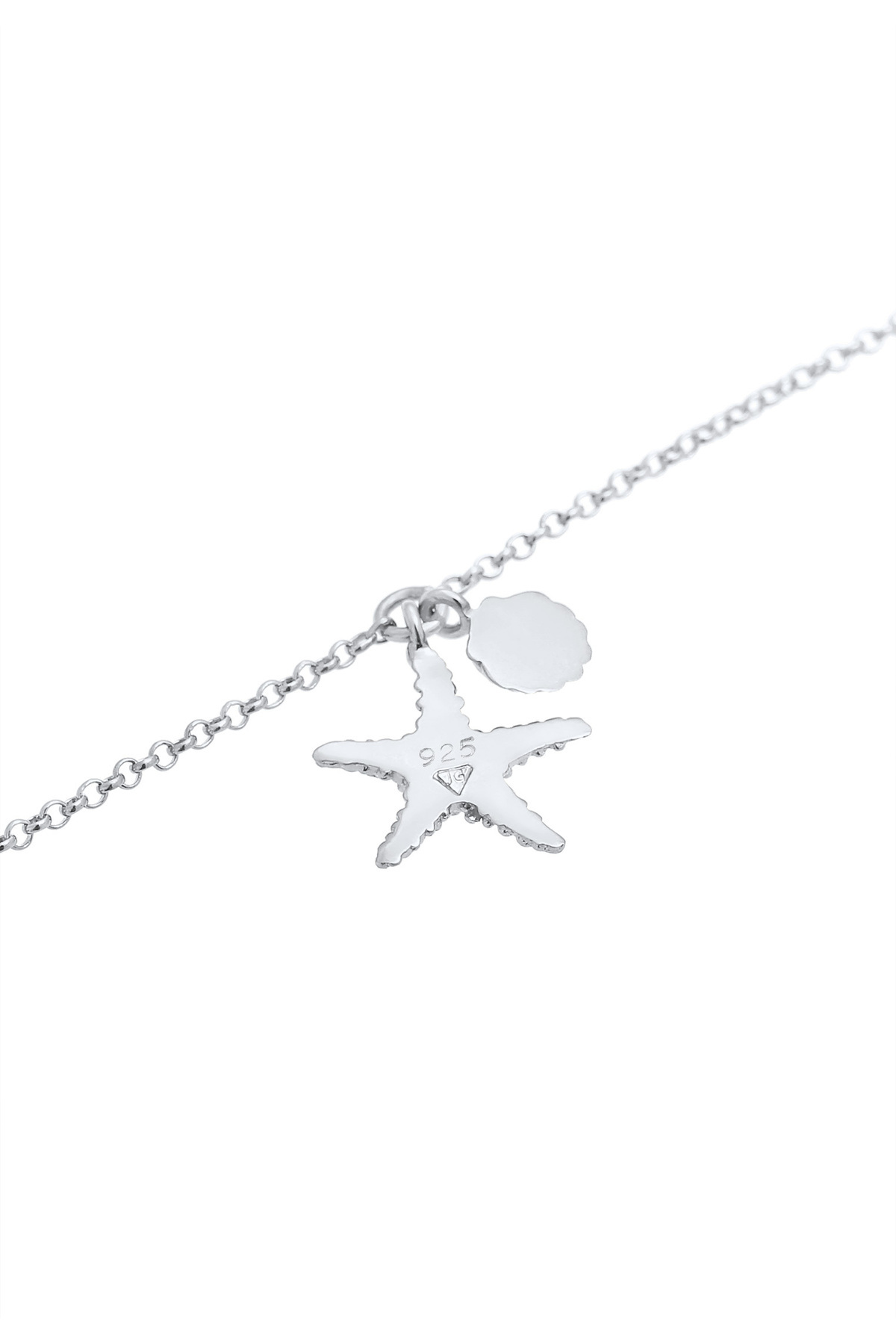 ELLI-Armband Damen Seestern Kauri Muschel Sommer Strand Ozean in 925 Sterling Silber 3