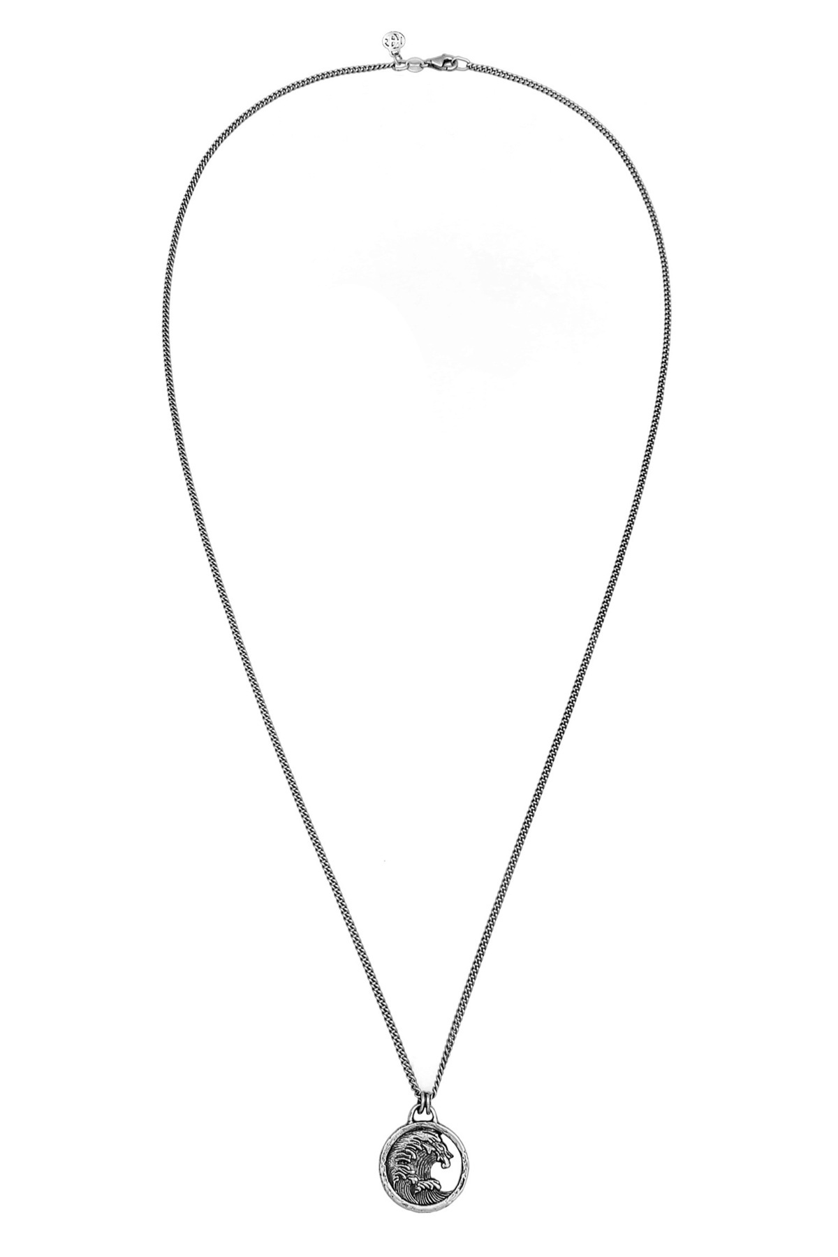HAZE & GLORY-Halskette HG HAZE & GLORY - Herrenkette aus 925 Sterling Silber, Herrenschmuck, Silberkette mit 3