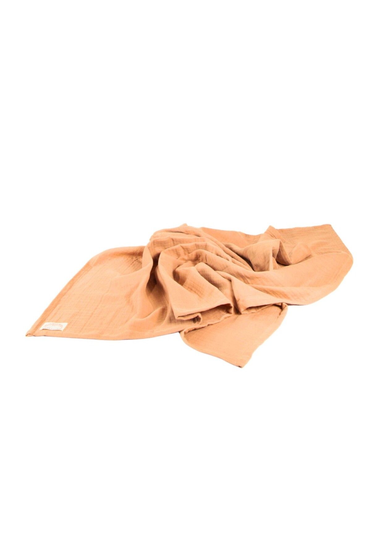 Hazel Coral 4 Katlı Müslin Bebek Örtüsü & Battaniyesi Bej