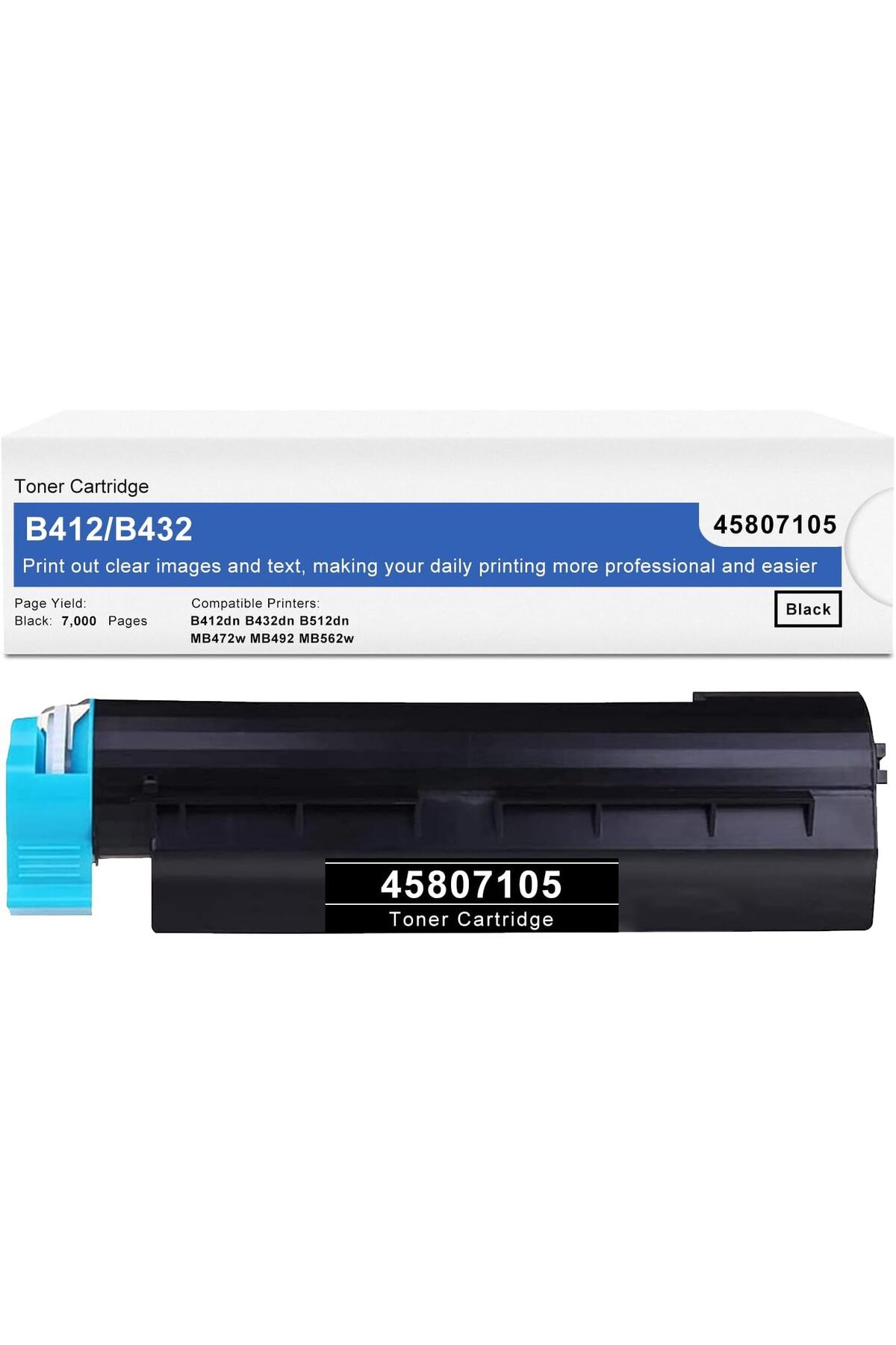 OKI Okidata B412dn B432dn B512dn MB472w MB492 MB562w Printer 12000 SAYFA
