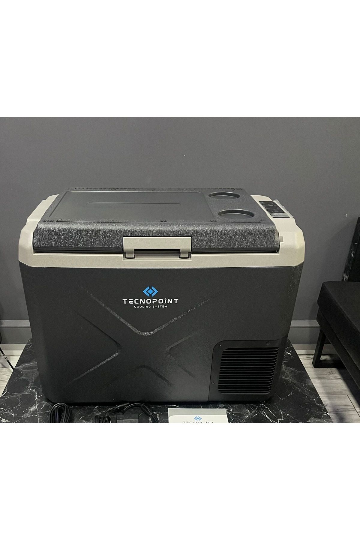 Ckr krom 30 Litre Tecnopoint Araç Buzdolabı Kompresörlü