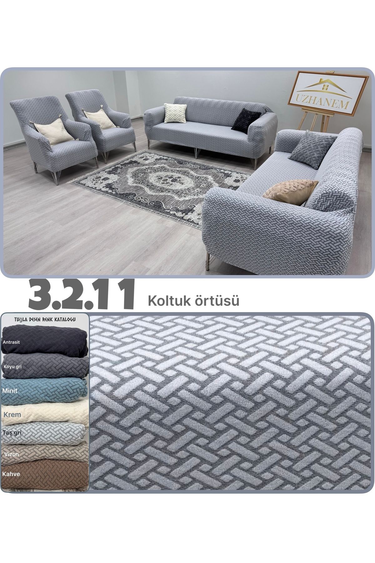 Koltuk Kılıfı 3.2.1.1 Koltuk Örtüsü Takımı Ev Tekstili Ürünü