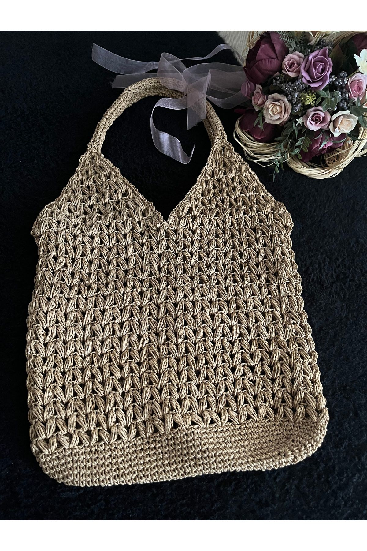 MODA Hasır el yapımı kol çantası