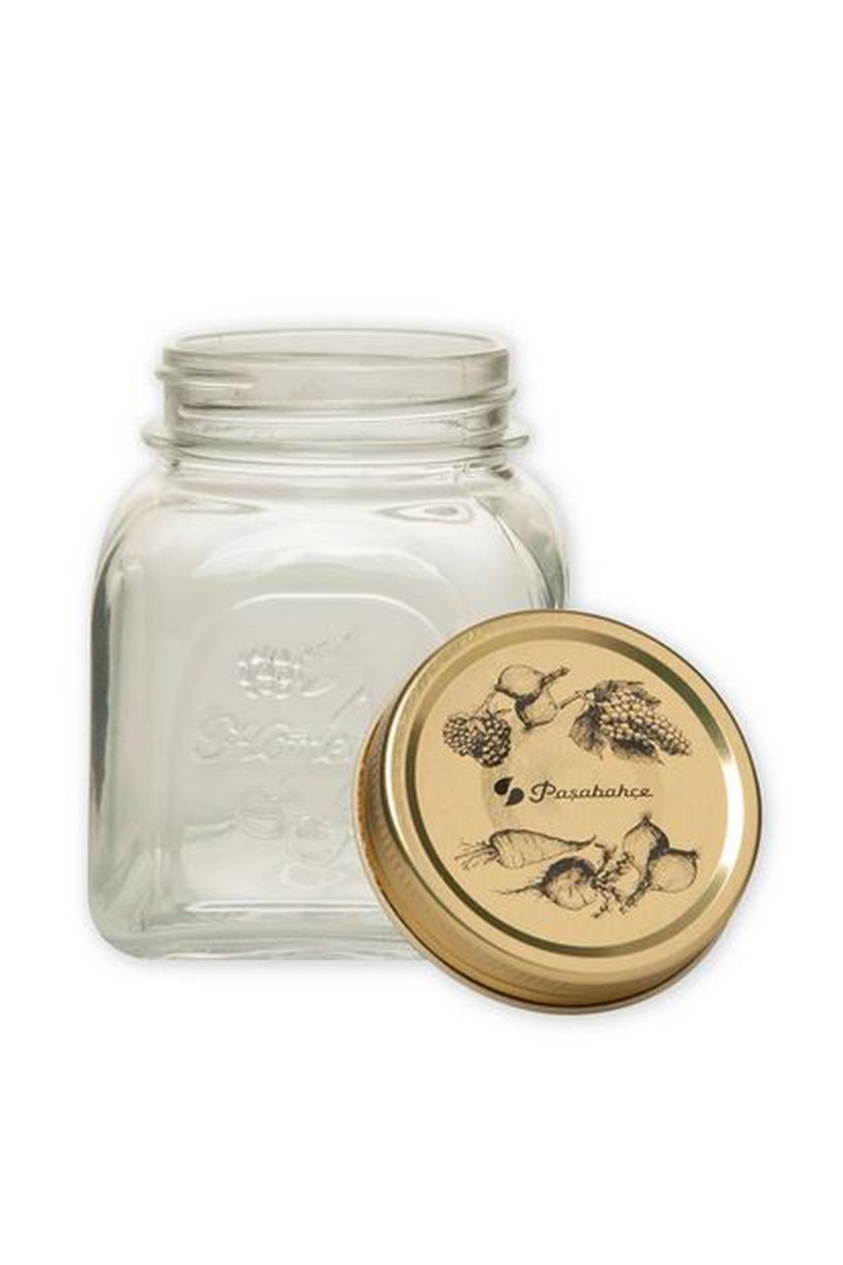 Paşabahçe-Pasabahce 80384 Homemade Glass Jar with Metal Lid 500 Cc - 3 Pieces 5