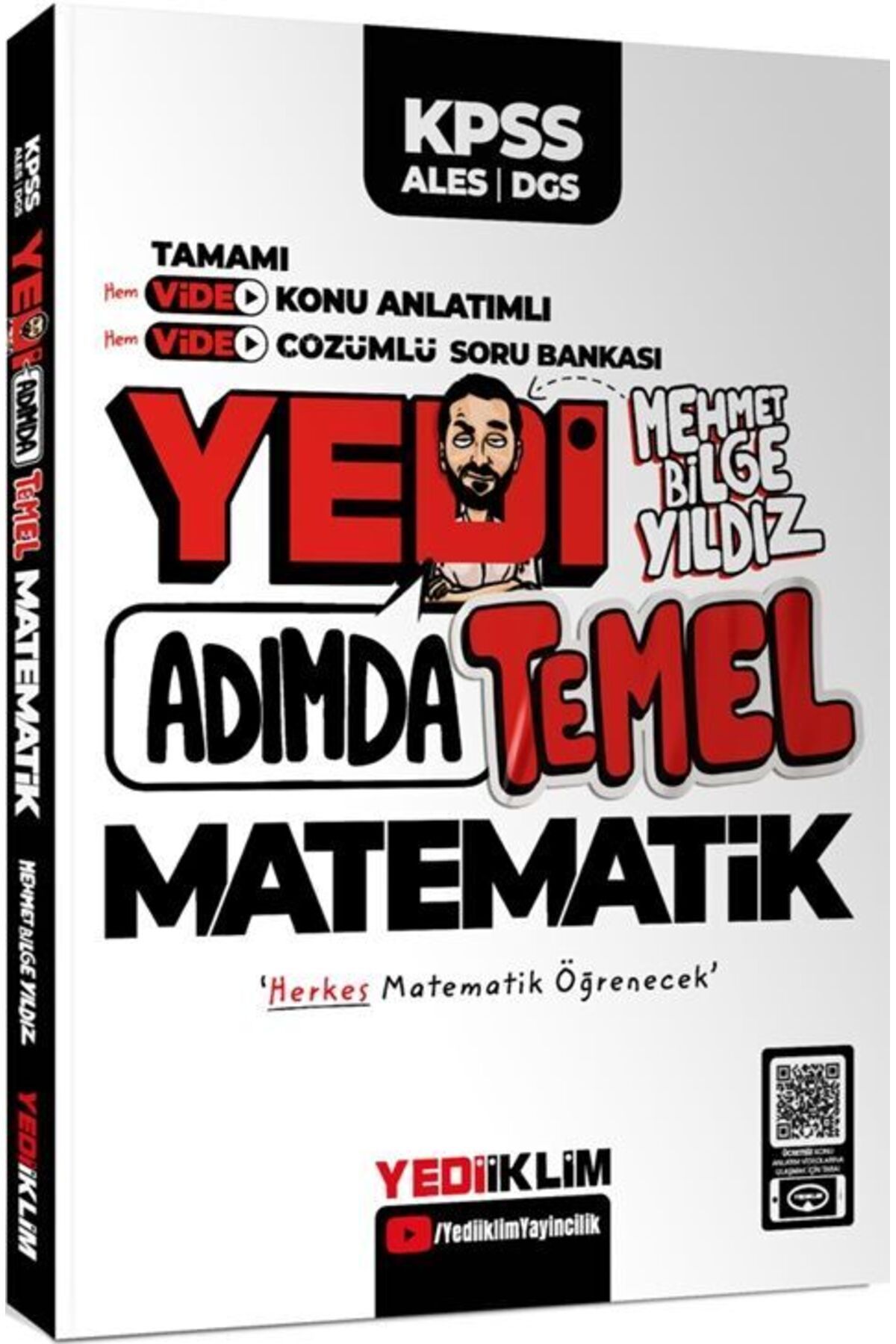 Yediiklim Yayınları Yediiklim Yayınları KPSS ALES DGS Yedi Adımda Temel Matematik Video Konu Anlatımlı Video Çözümlü So