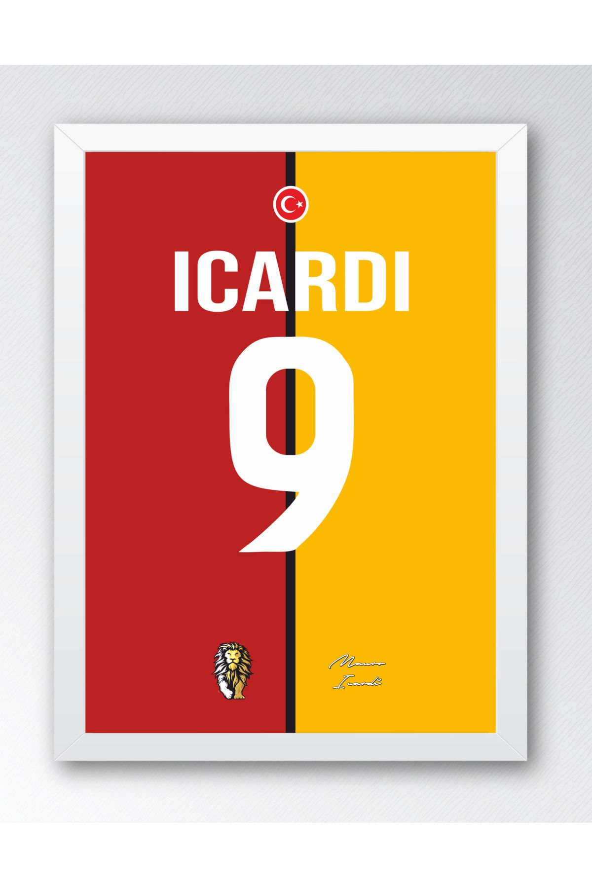 Erdizayn 21x30 cm Mauro Forma Tasarımlı Poster Tablo 1 mm Şeffaf PVC Korumalı Çerçeveli Hediyelik Tablo
