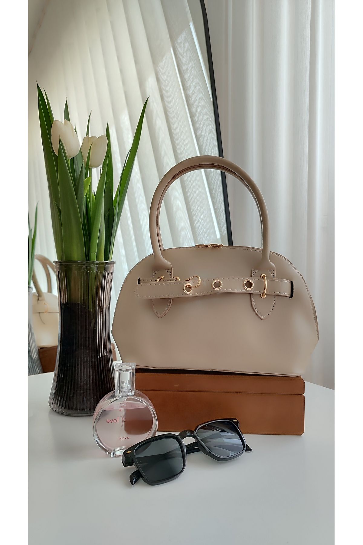 ravensbag KEMER DETAYLI EL ve OMUZ KADIN ÇANTA