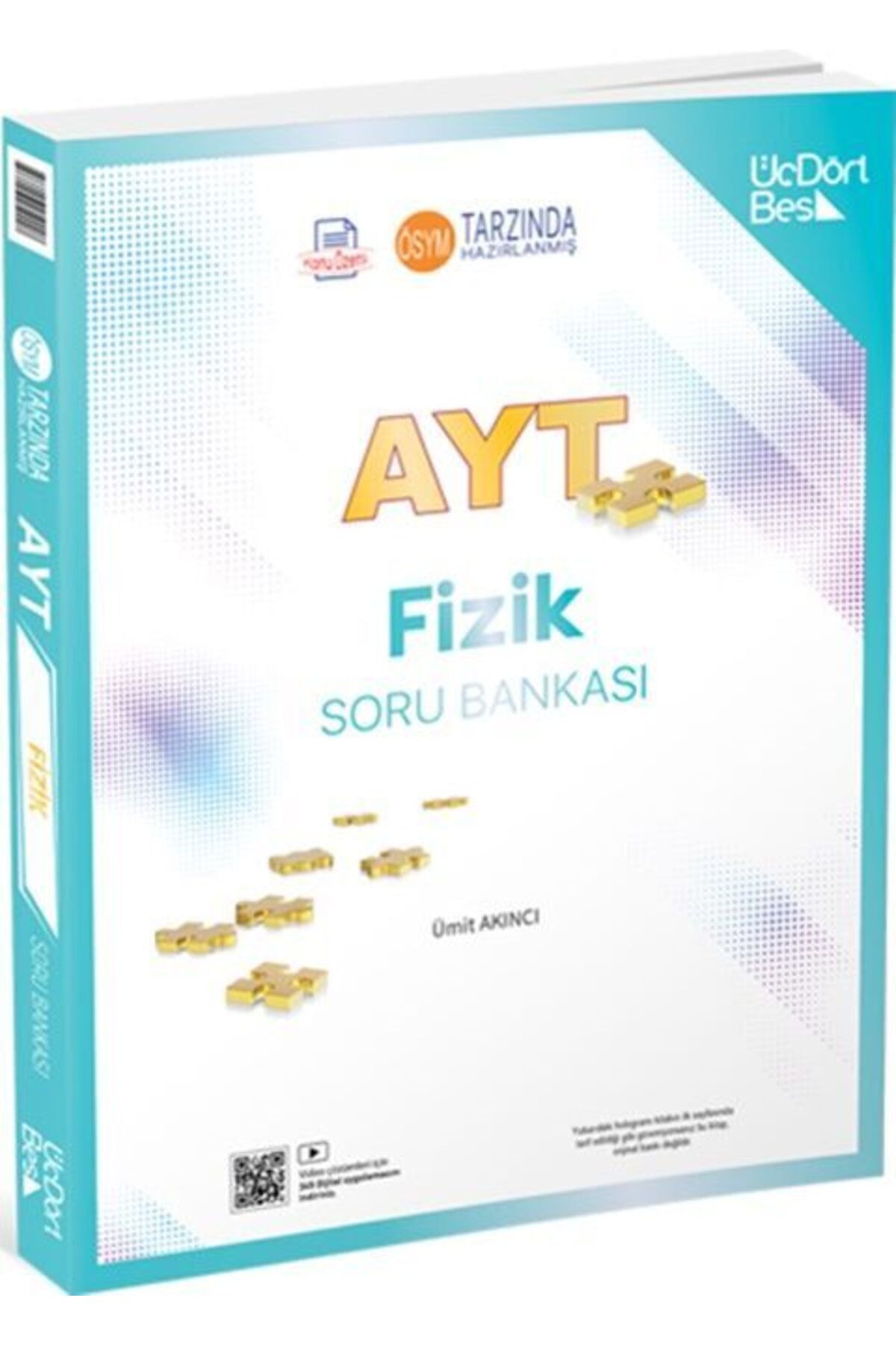 Üç Dört Beş Yayıncılık ÜçDörtBeş Yayınları AYT Fizik Soru Bankası