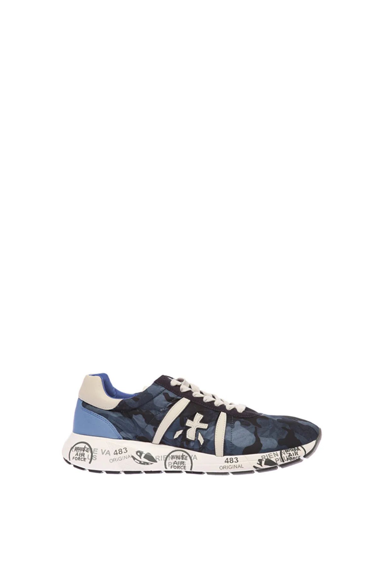 Premiata Logolu Mavi Erkek Sneaker