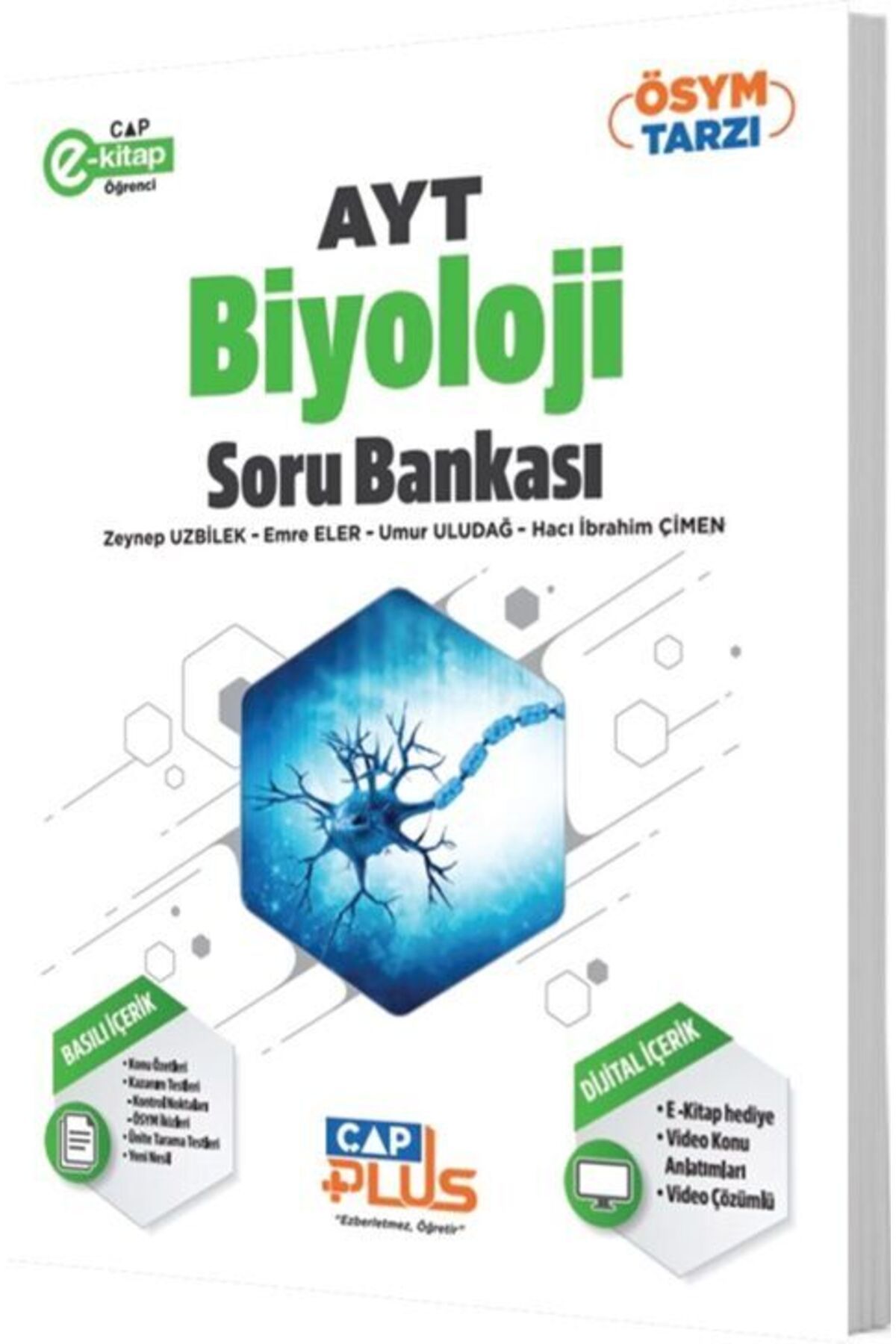 Çap Yayınları Çap Yayınları AYT Biyoloji Plus Serisi Soru Bankası