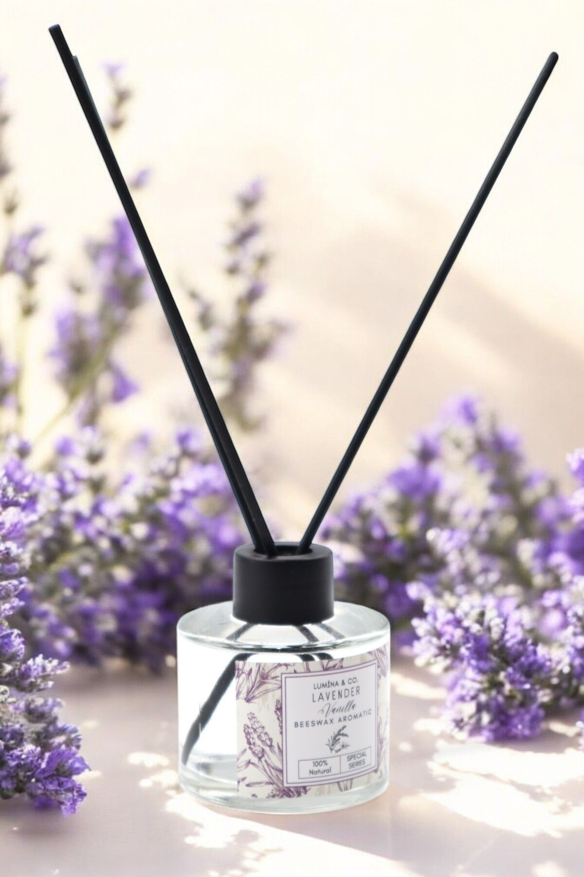 LUMİNA Lavanta & Vanilya Oda Kokusu – Rahatlatıcı ve Yumuşak Koku | 100 ml