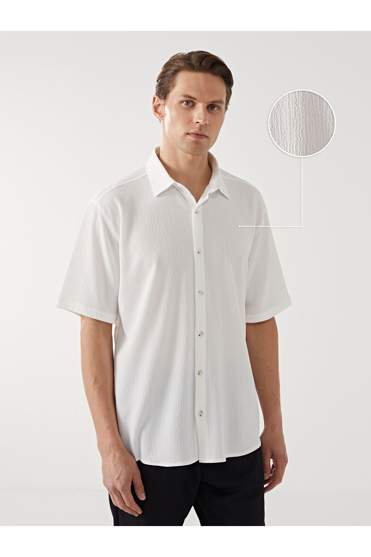 LC Waikiki Regular Fit Kısa Kollu Erkek Gömlek