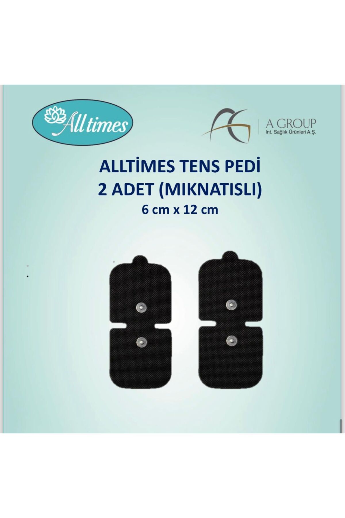 ALLTIMES Alltımes Kablosuz Tens Cihazı Pedi 2 Adet