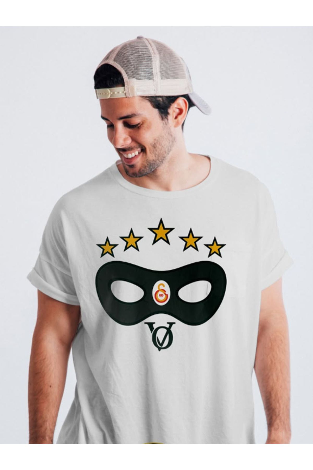BBbutik Victor Osimhen Baskılı Maske Detaylı Tshirt