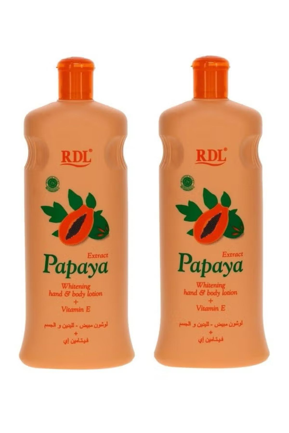 RDL-Pack of 2 Papaya Whitening Hand and Body Lotion 600ml 1
