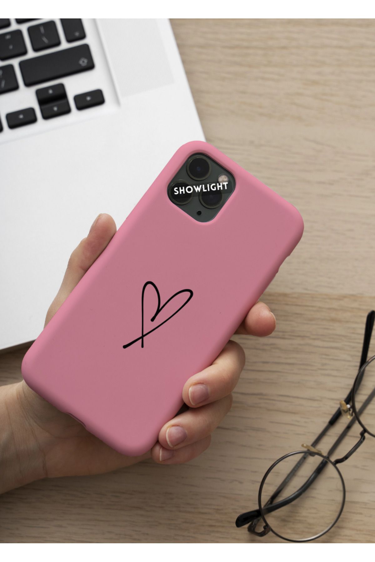 SHOWLIGHT İphone 6 Uyumlu Kalp Seri Basic Premium Telefon Kılıfı