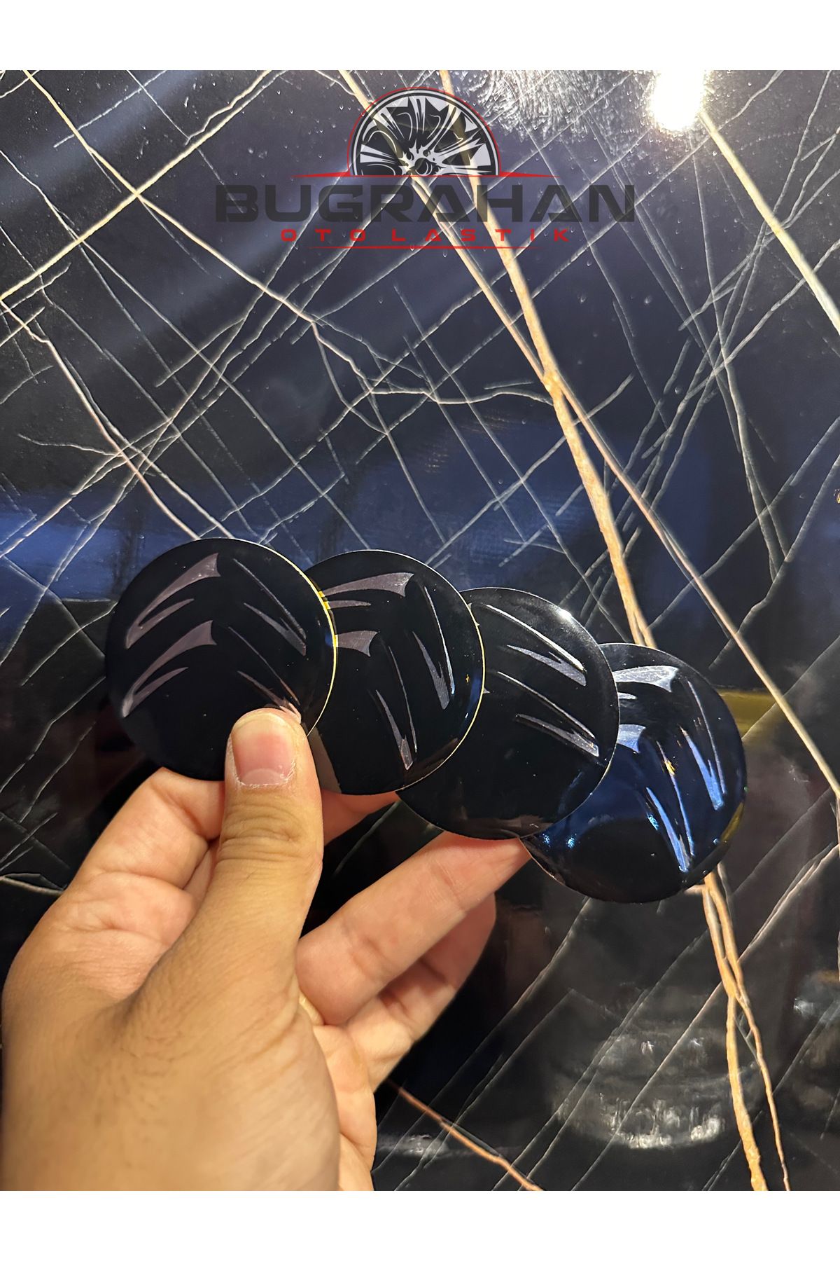 Muhtelif Citroen Logolu Jant Göbeği Arması Sticker 56 Mm 4 Adet