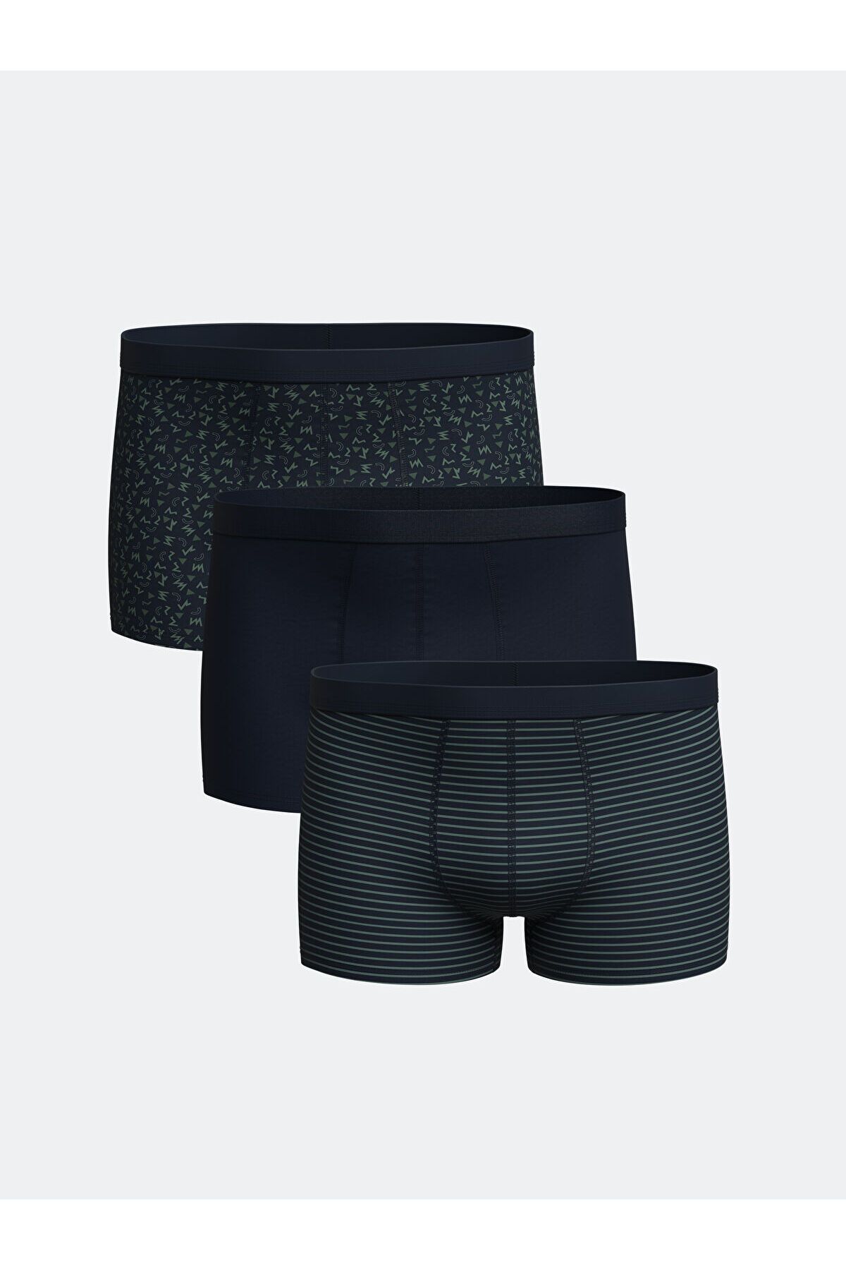 LC Waikiki Standart Kalıp Pamuklu Esnek Erkek Boxer 3'lü
