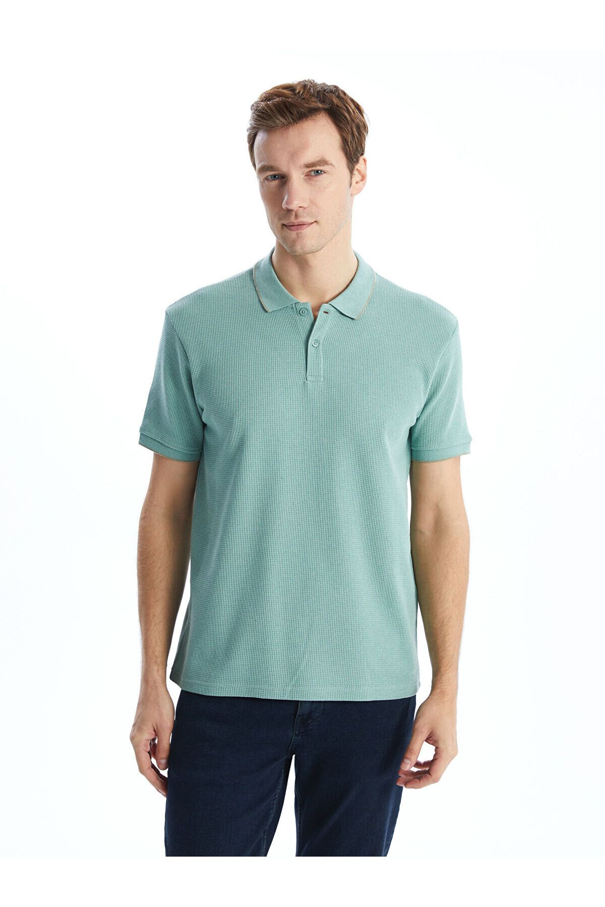 LC Waikiki Polo Yaka Kısa Kollu Pike Erkek Tişört
