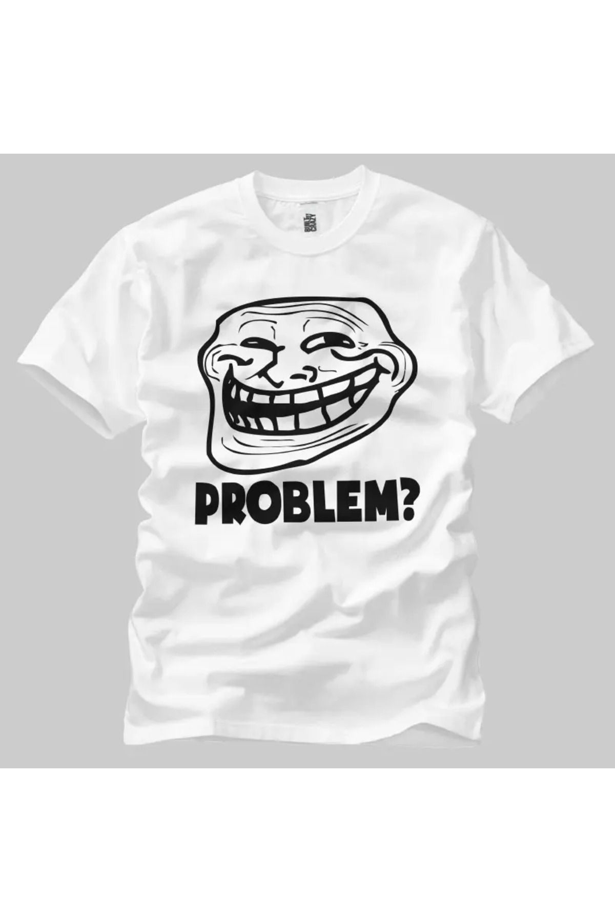Built By Crazy Troll Face Problem? Unisex Tişört