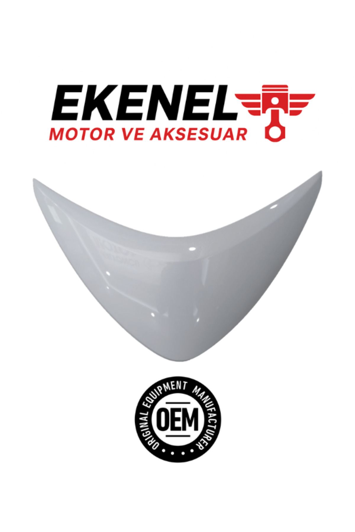 OEM Honda Alpha 110 Far Üst Parça Beyaz | OEM Gövde Üst Kapağı
