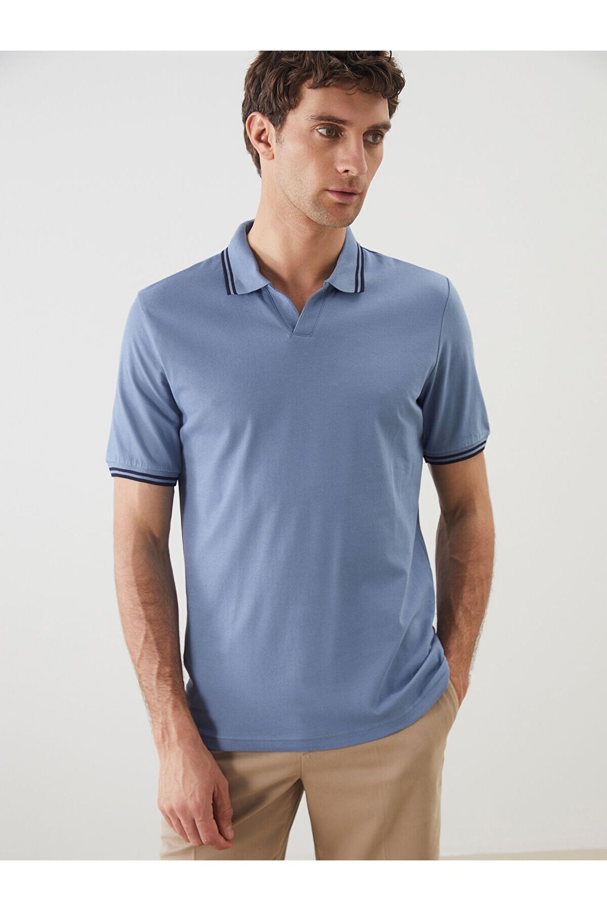 LC Waikiki Polo Yaka Kısa Kollu Pike Erkek Tişört
